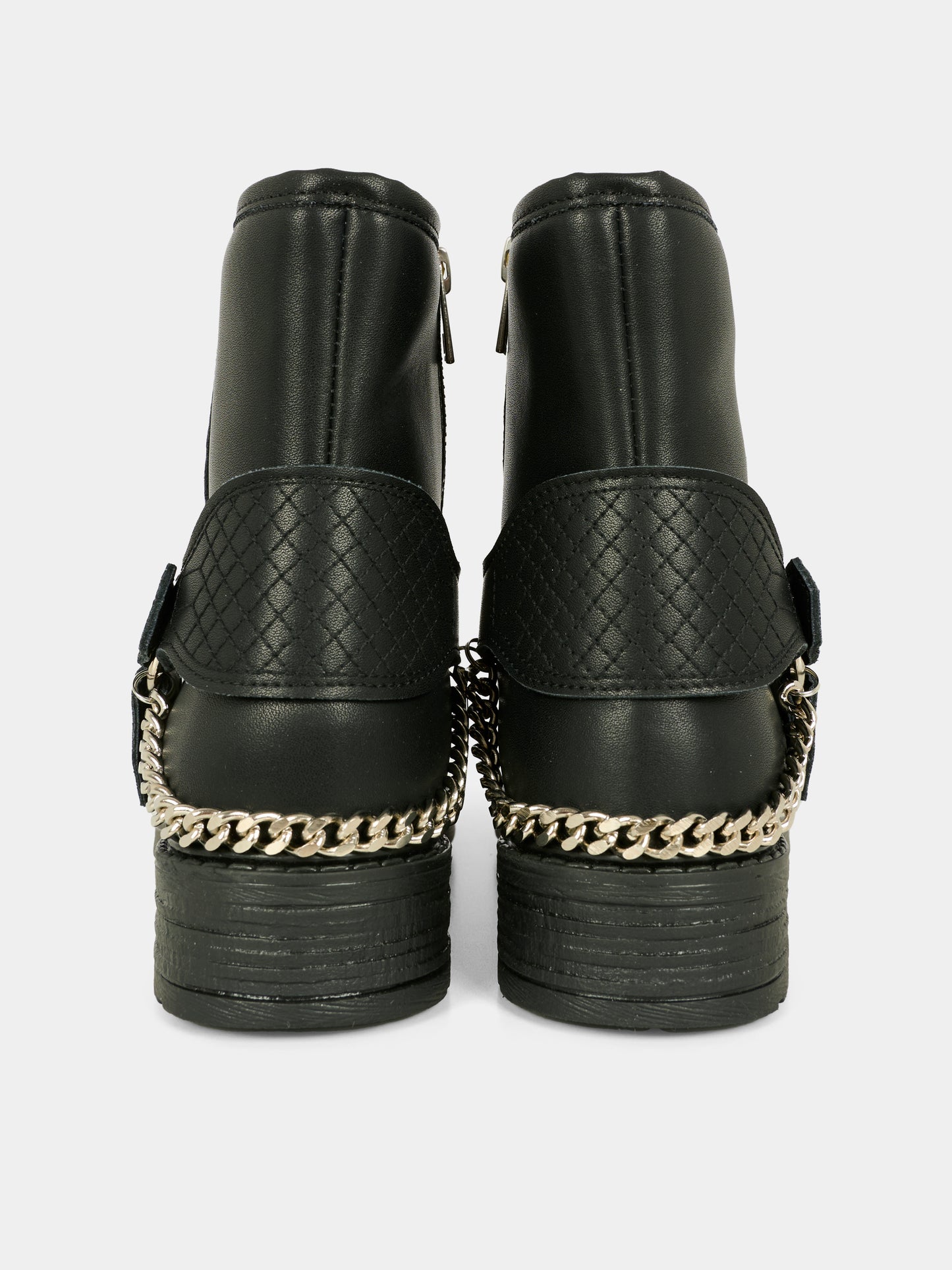 Stivaletti neri per bambina con ali,Zadig & Voltaire Kids,X60494 09B