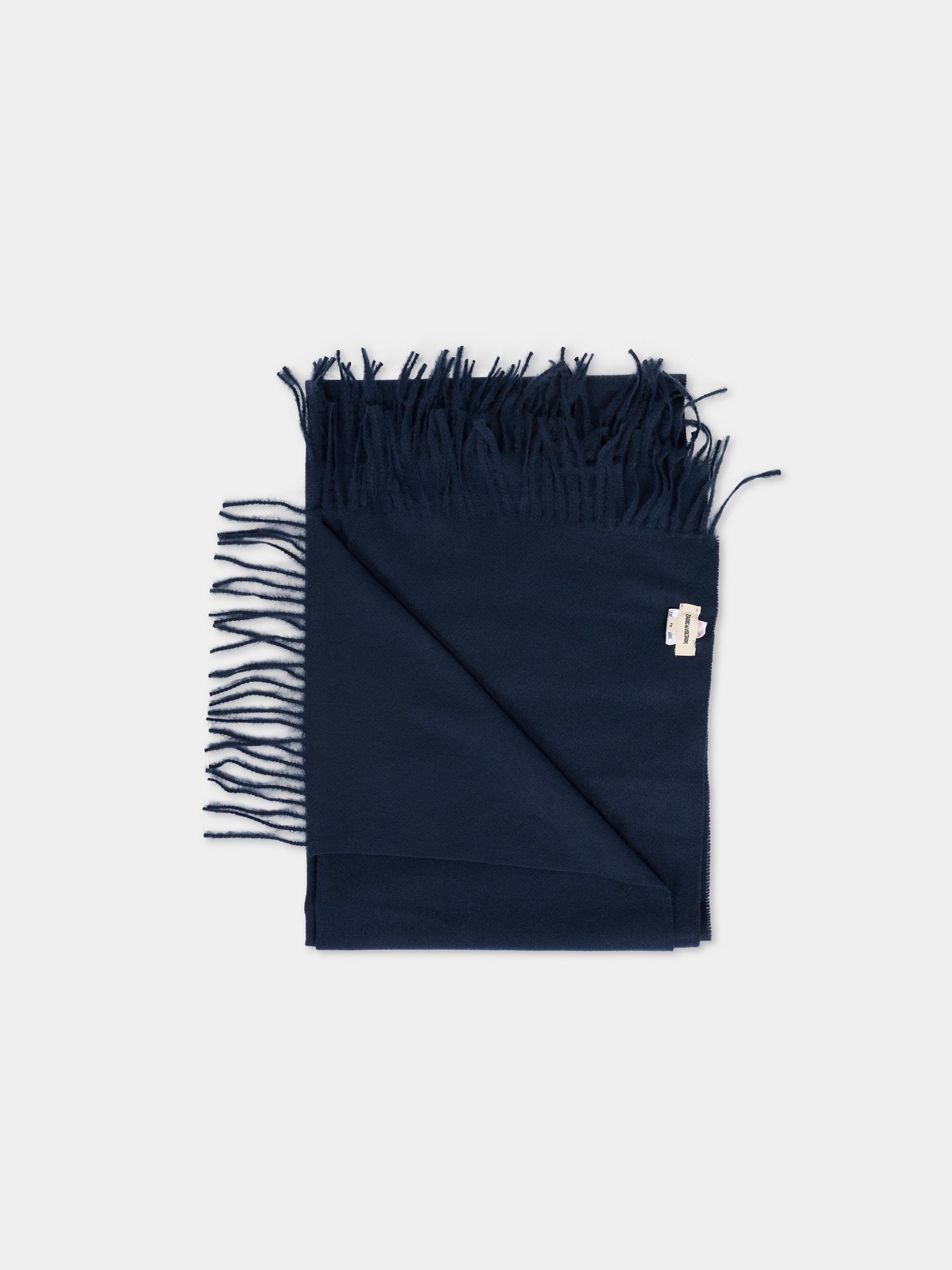 Sciarpa blu per bambini con scritta,Zadig & Voltaire Kids,X60506 83D