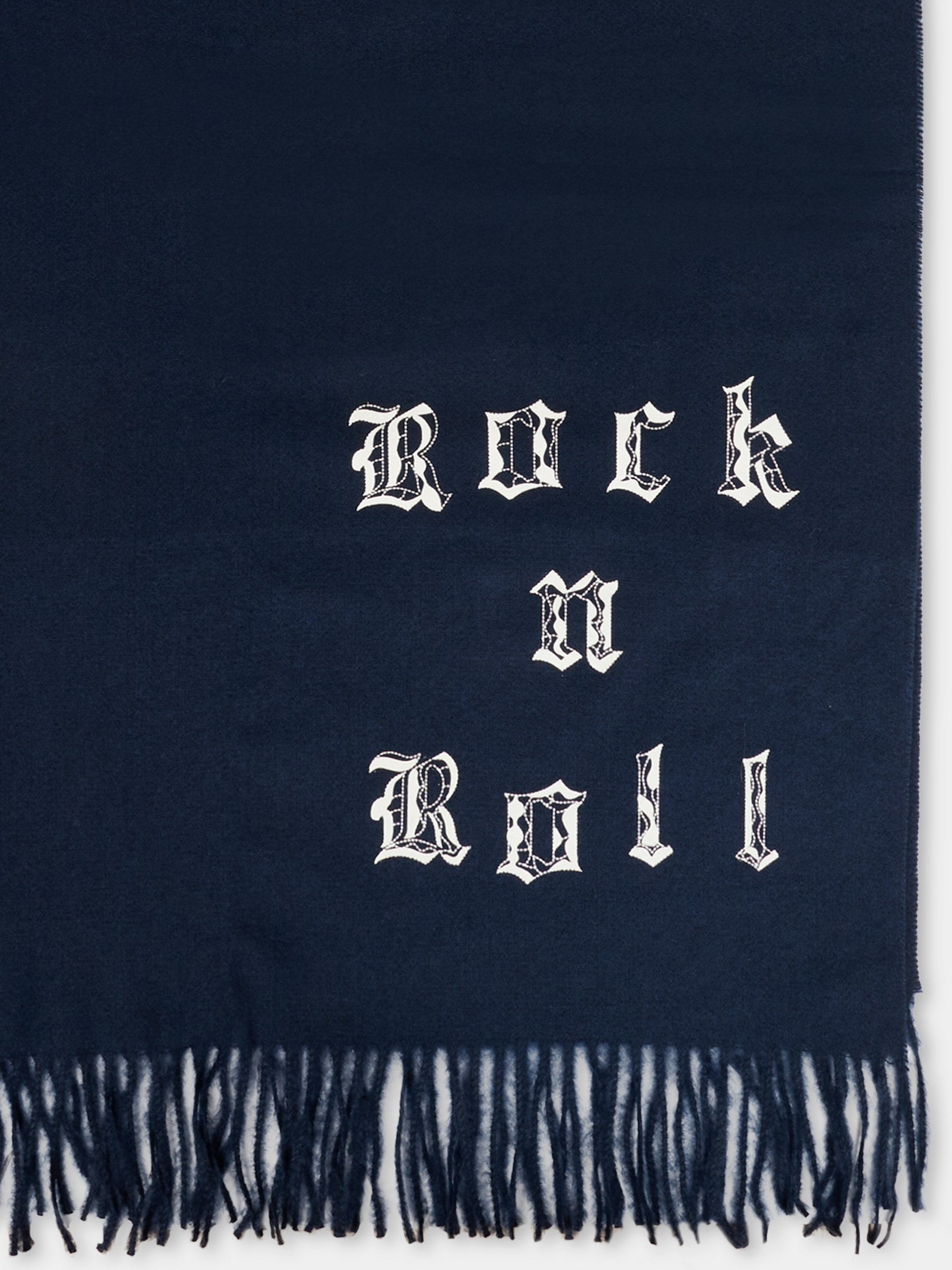 Sciarpa blu per bambini con scritta,Zadig & Voltaire Kids,X60506 83D