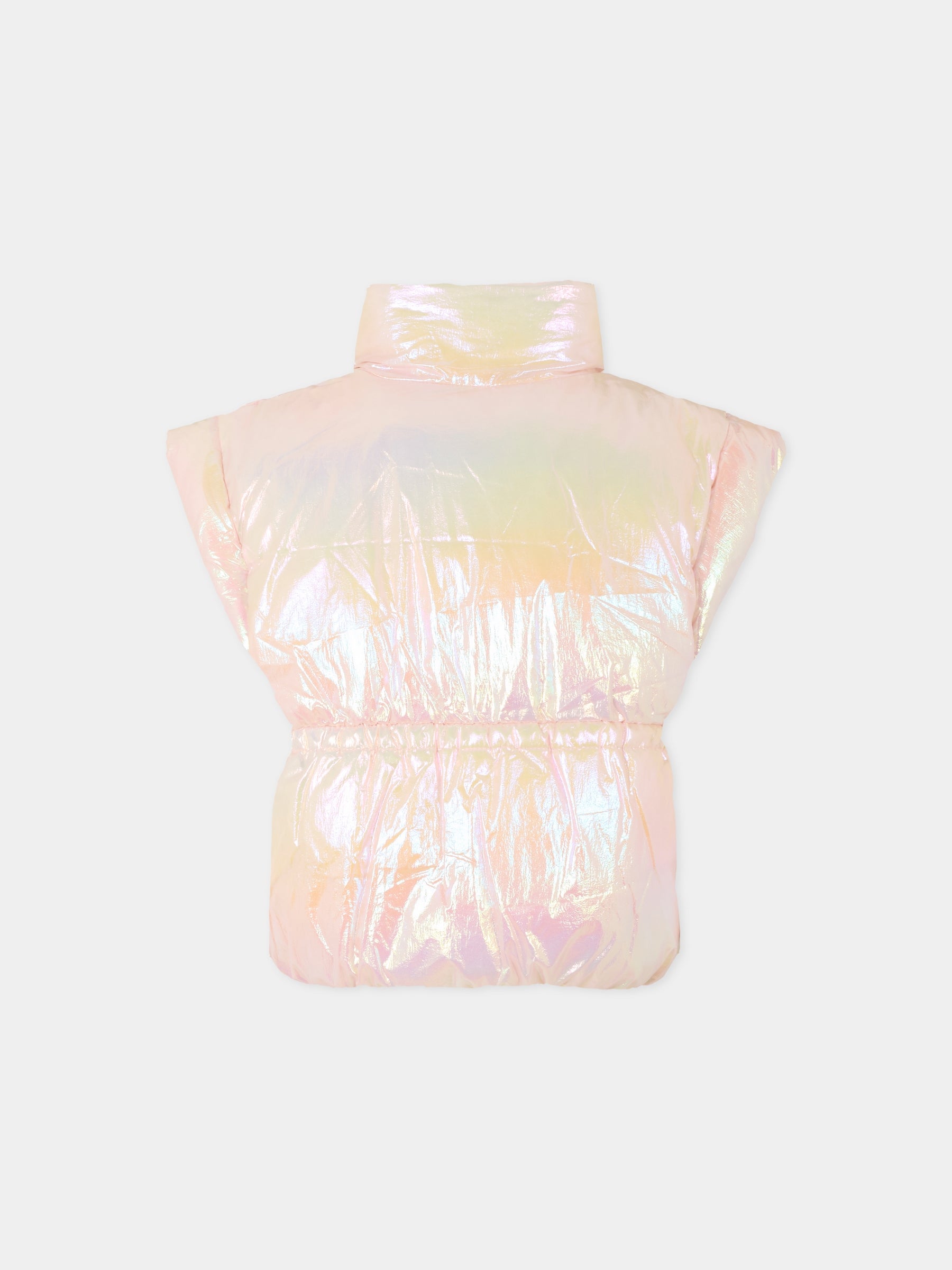 Gilet rosa per bambina,Billieblush,U21361 408