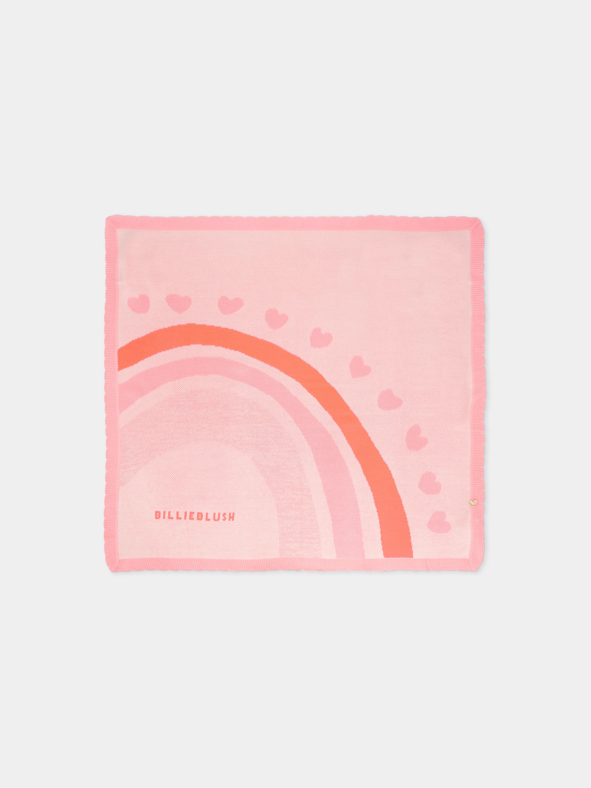 Coperta  rosa per neonata con arcobaleno,Billieblush,U21491 121
