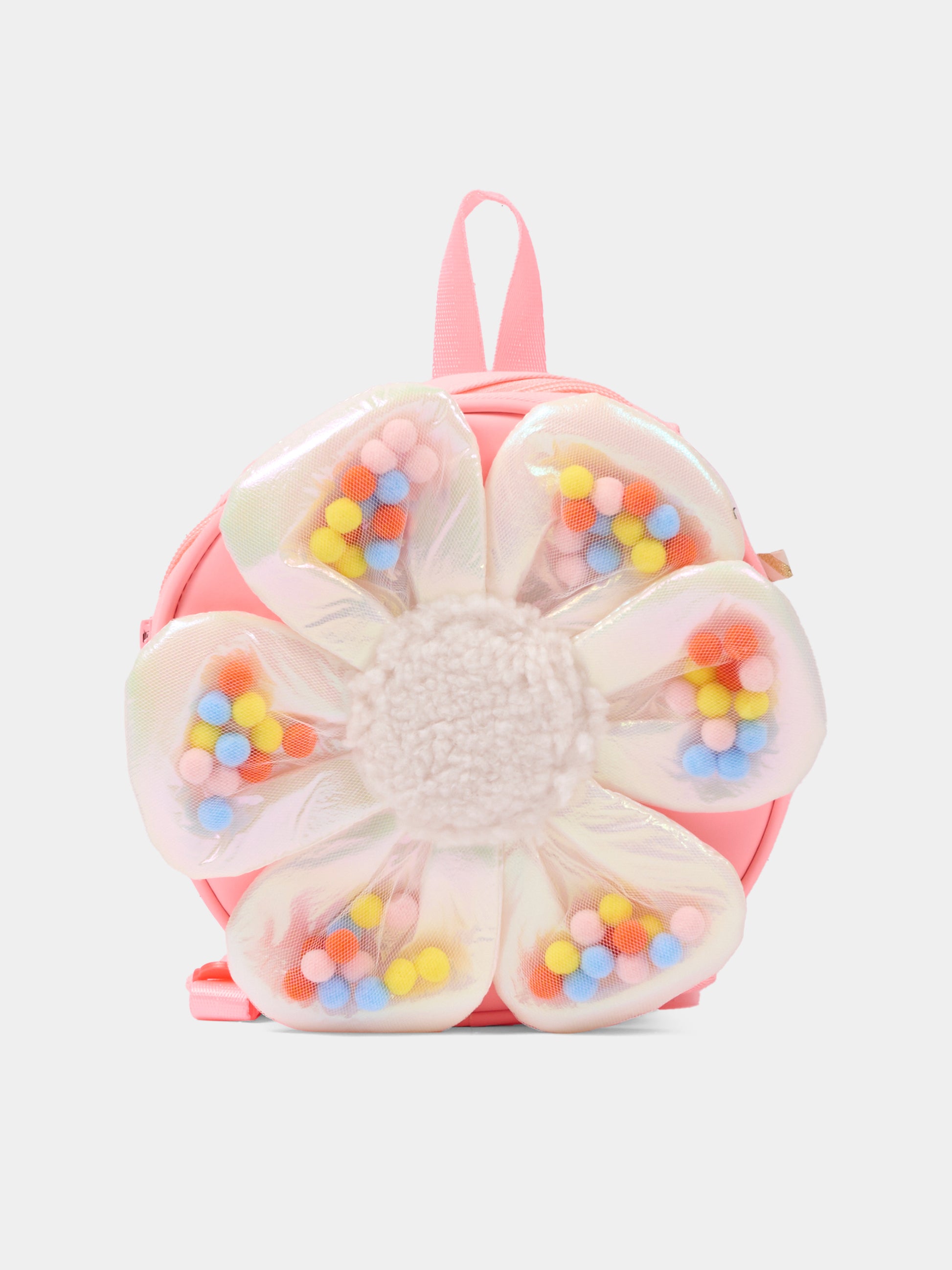 Zaino rosa per bambina con fiore,Billieblush,U21496 408