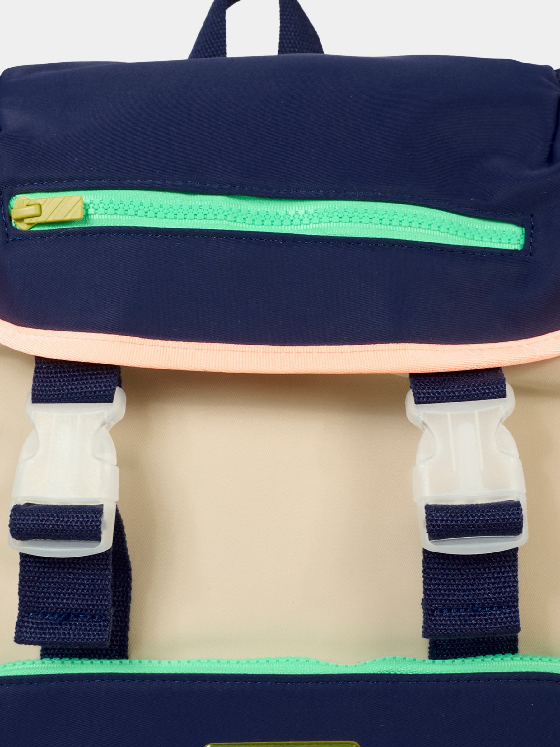 Zaino blu per bambino con logo,Billieblush,U21501 85T