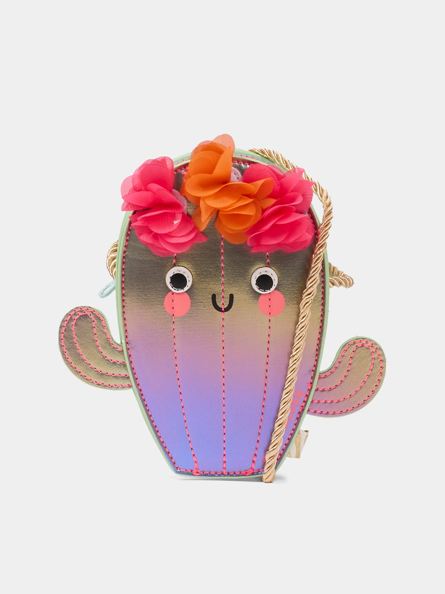 Borsa multicolor per bambina con cactus,Billieblush,U21535 Z41