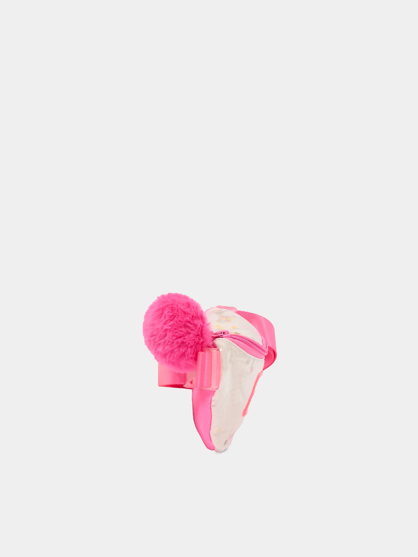 Marsupio rosa per bambina con pompon,Billieblush,U21539 473