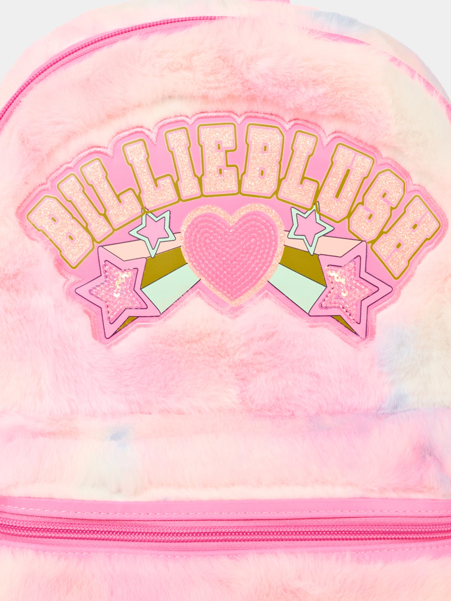 Zaino rosa per bambina con logo,Billieblush,U21540 473