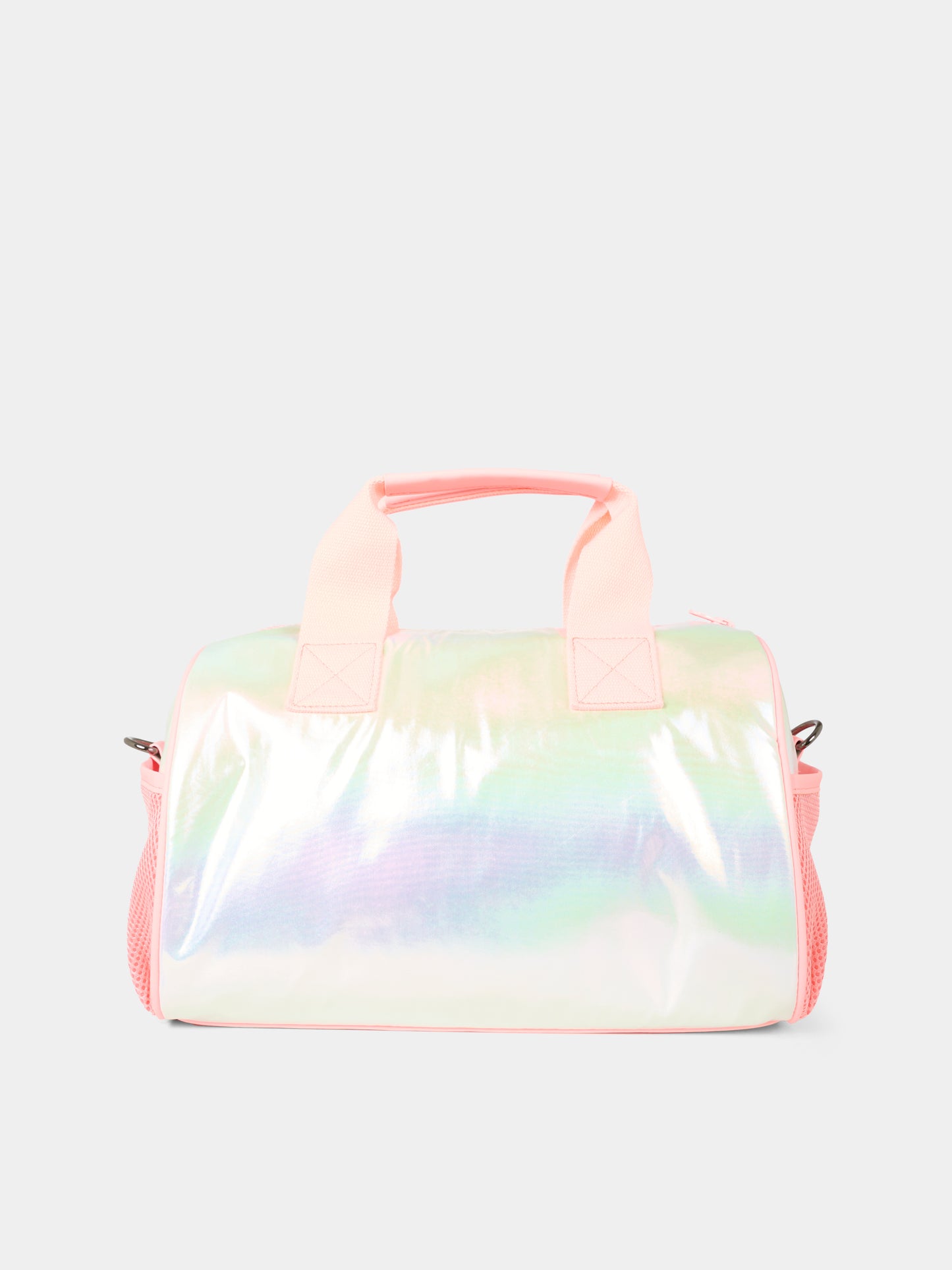 Borsa bowling rosa per bambina con arcobaleno,Billieblush,U21544 111