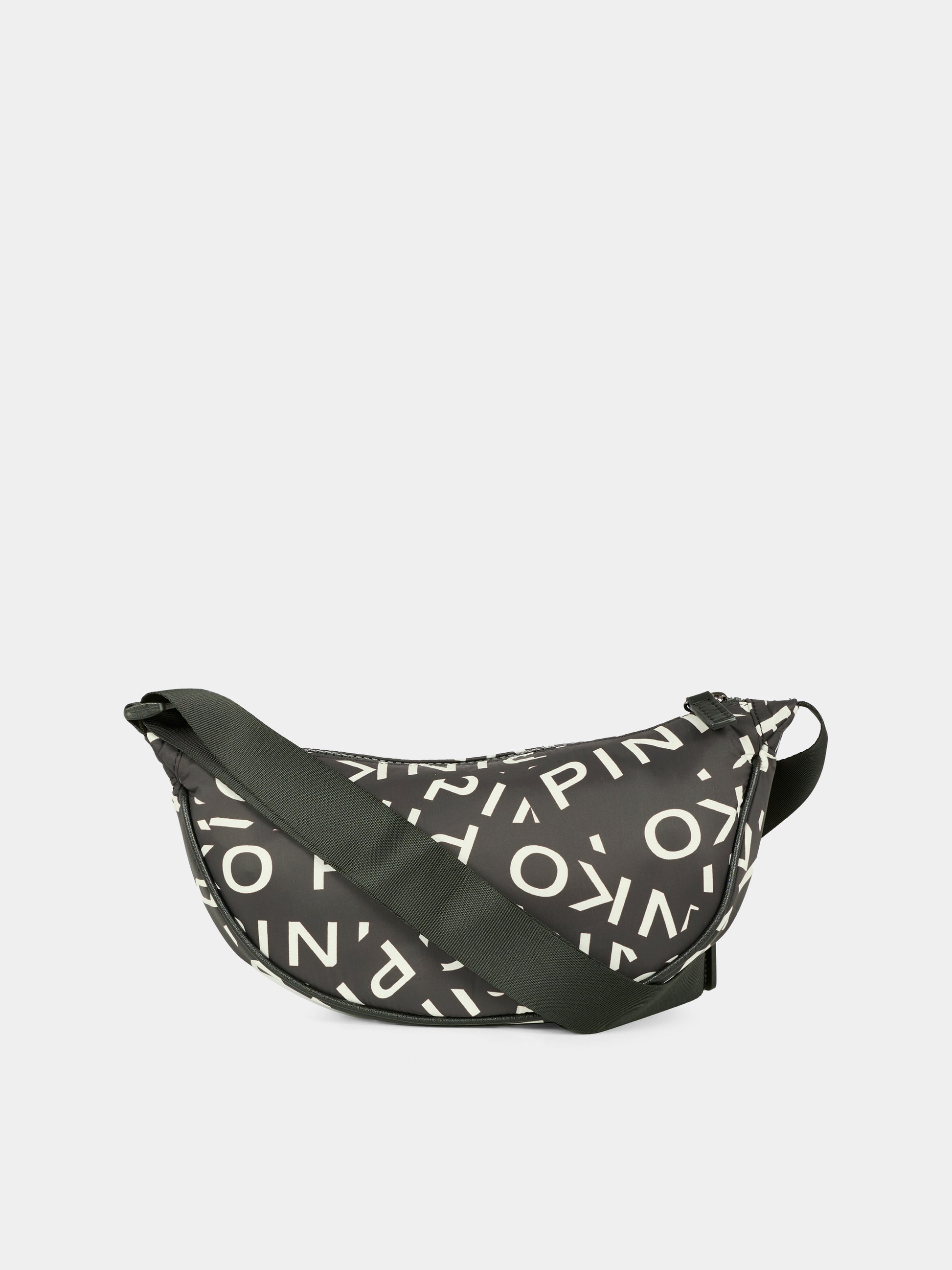 Borsa nera per bambina con logo,Pinko,KFBO001.C.NY022.D002