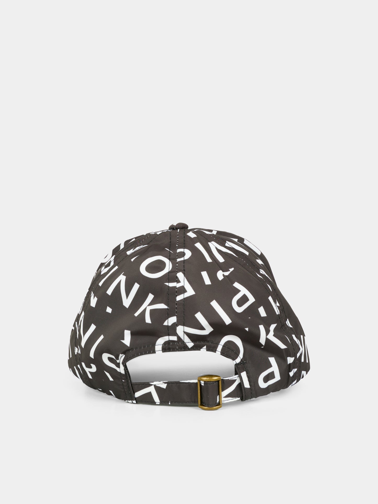 Cappello nero per bambina con logo,Pinko,KFCP002.C.NY022.D002