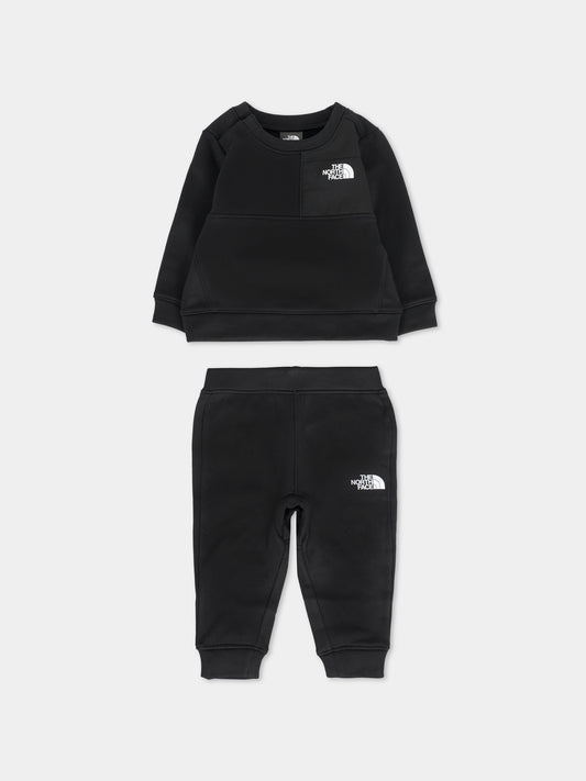 Completo nero per neonato con logo,The North Face Kids,NF0A8CV1JK31
