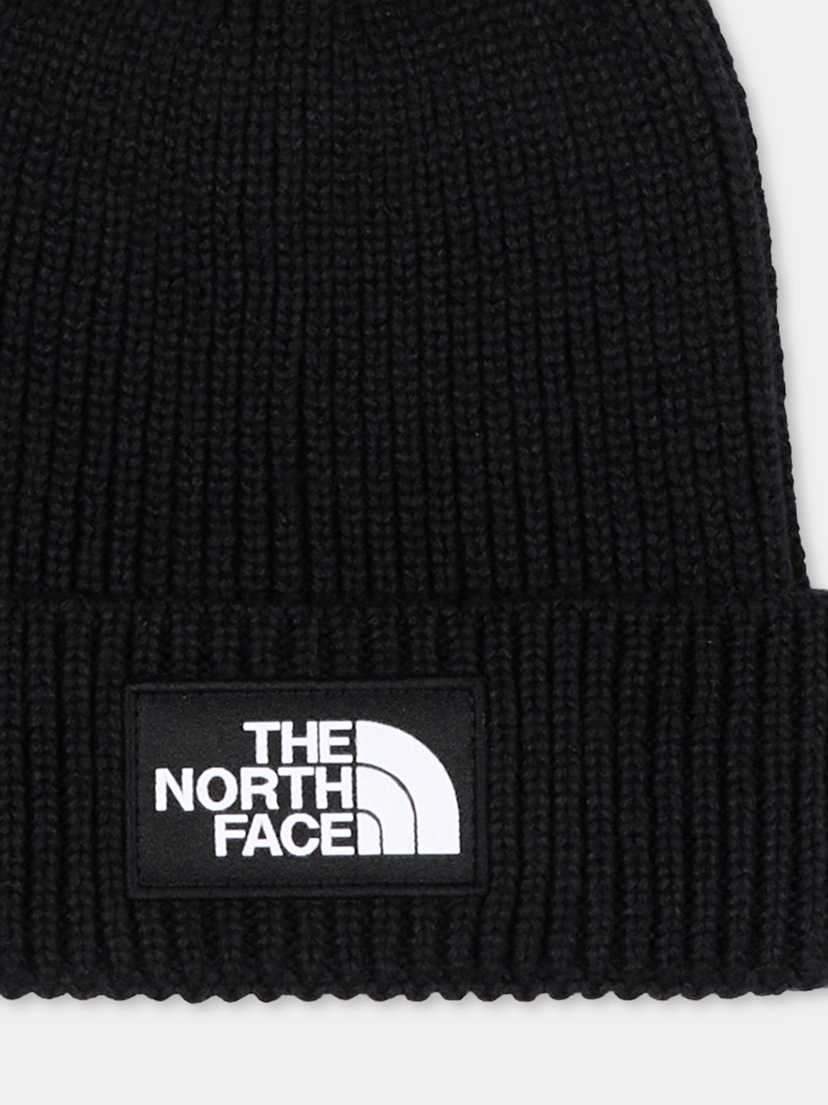 Berretto nero per bambino con logo,The North Face Kids,NF0A8CGUJK31