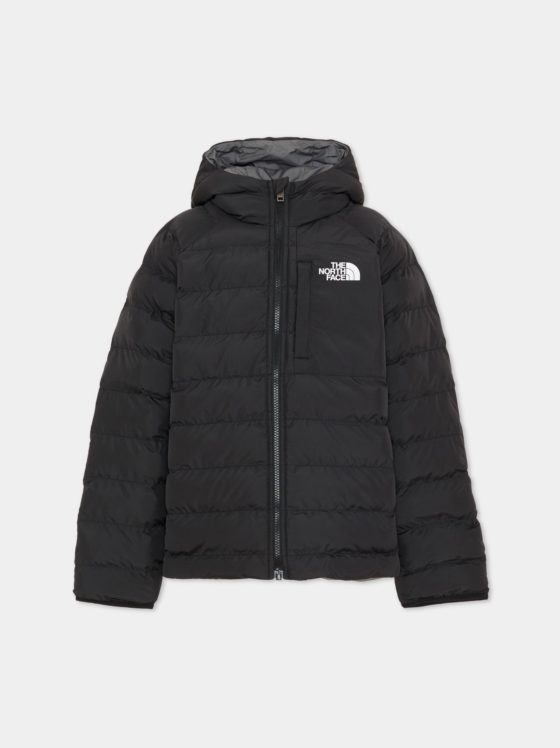 Piumino reversibile nero per bambino con logo,The North Face Kids,NF0A88TWWOO1