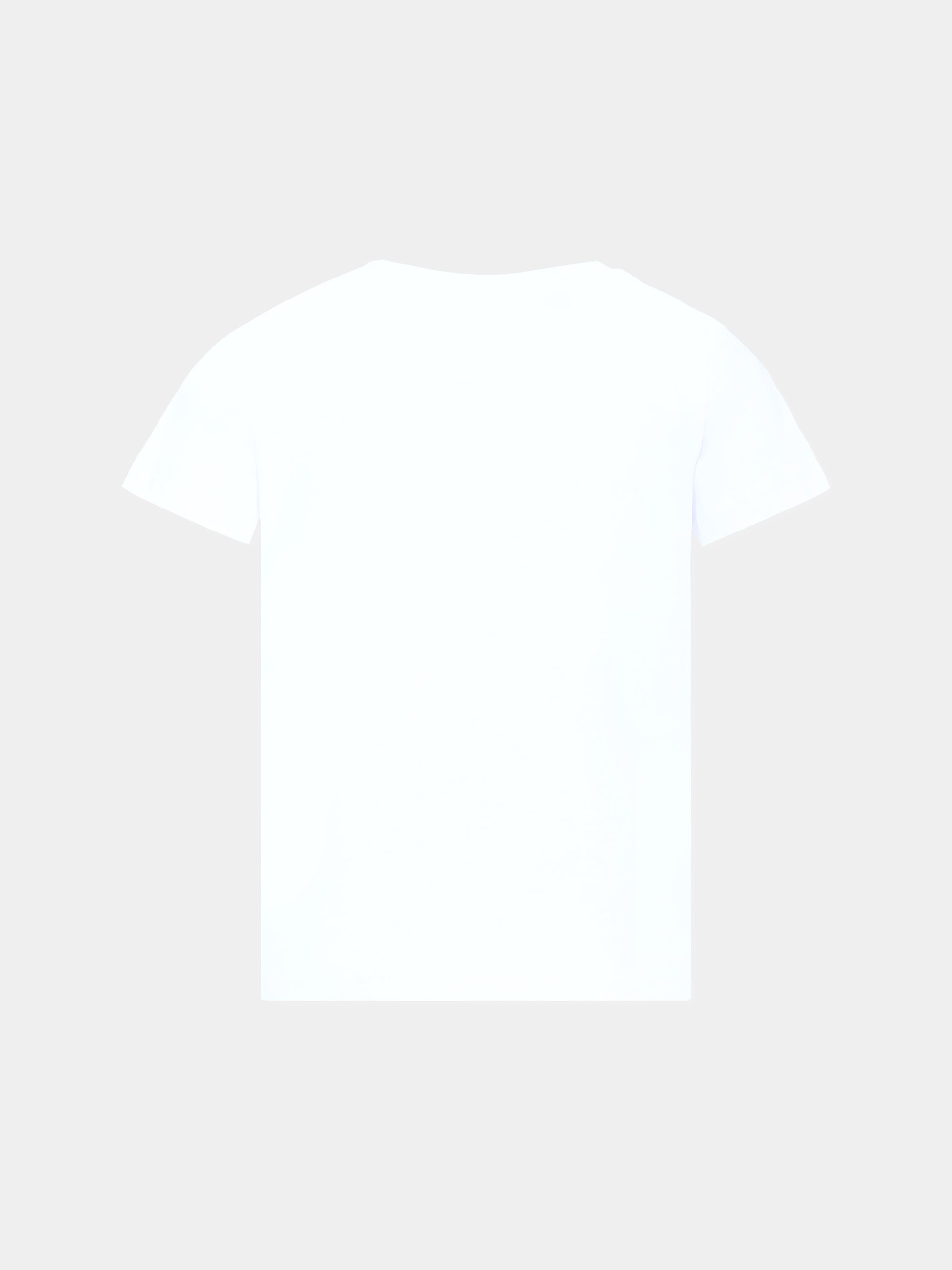 T-shirt bianca per bambini con logo nero,Richmond,RBA25009TS WHITE