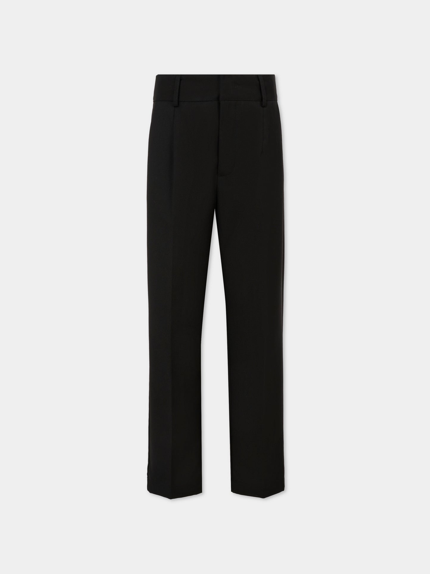 Pantaloni neri per bambino con patch logato,Richmond,RBA25132PA BLACK