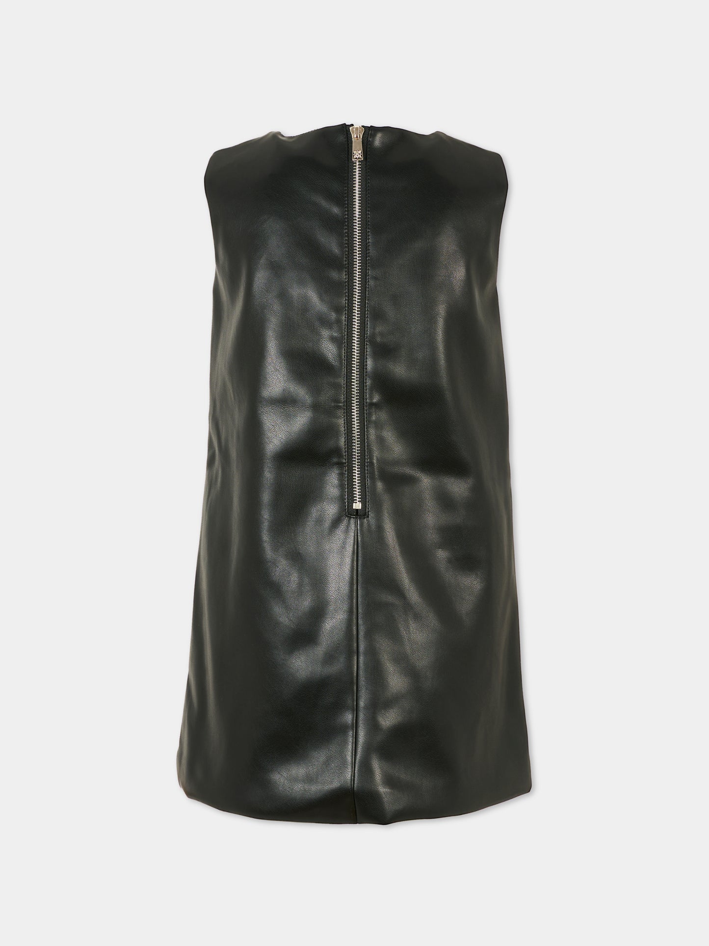 Vestito nero per bambina con borchie,Richmond,RGA25209VE BLACK