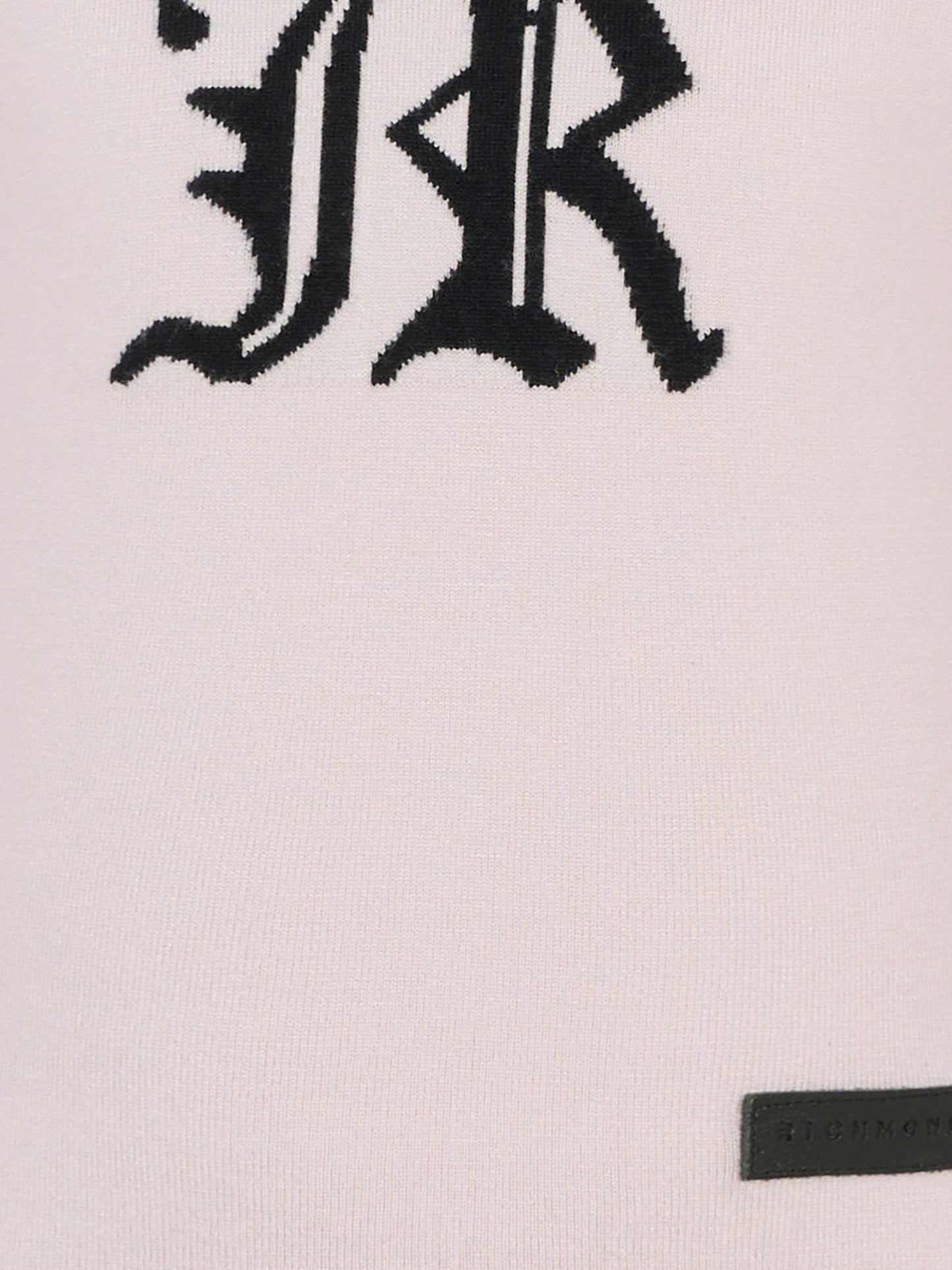 Maglione lilla per bambina con logo nero,Richmond,RGA25012MA BLACK