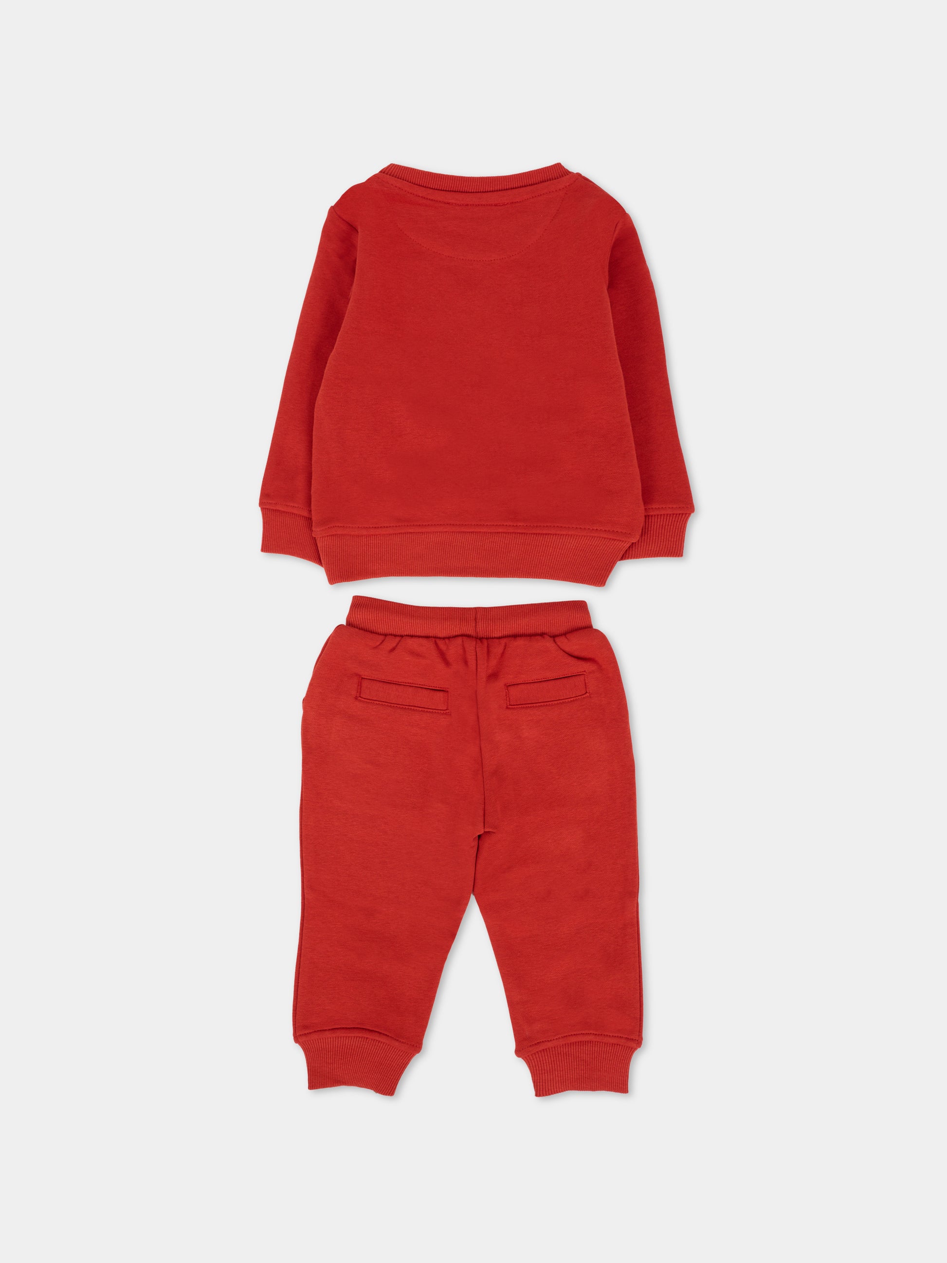 Completo rosso per neonato con logo,Trussardi Junior,TIA25015CF EMBOLDENED
