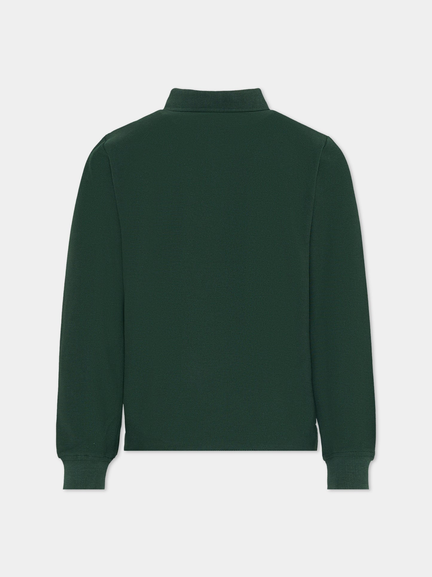 Polo verde per bambino con logo,Trussardi Junior,TBA25013PO PINENEEDLE