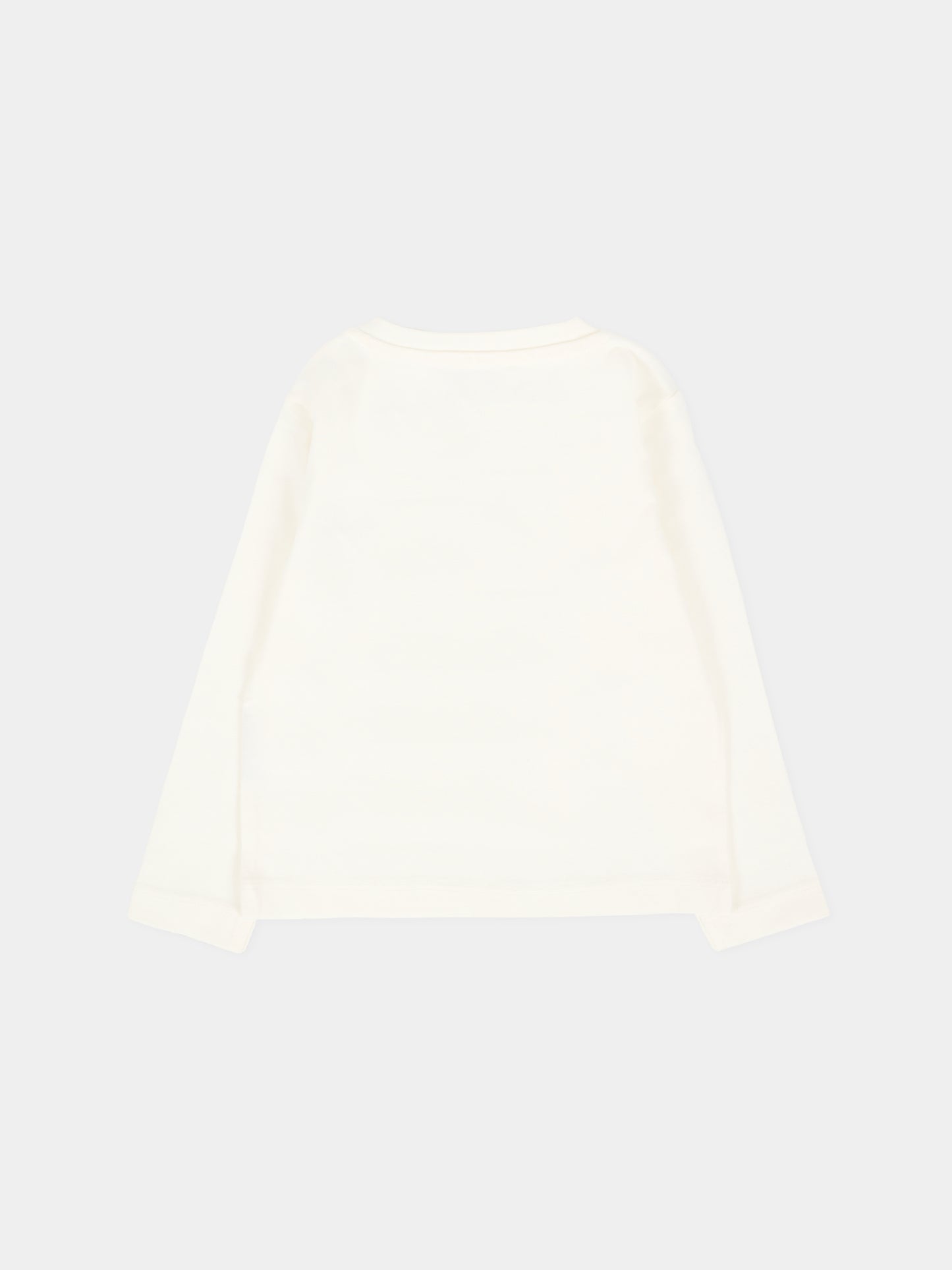 T-shirt bianca per neonato con logo,Trussardi Junior,TIA25017TS OFF-WHITE