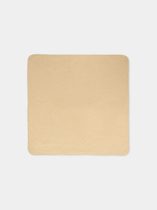 Coperta reversibile beige per neonati con motivo 4G,Givenchy Kids,H30852 117