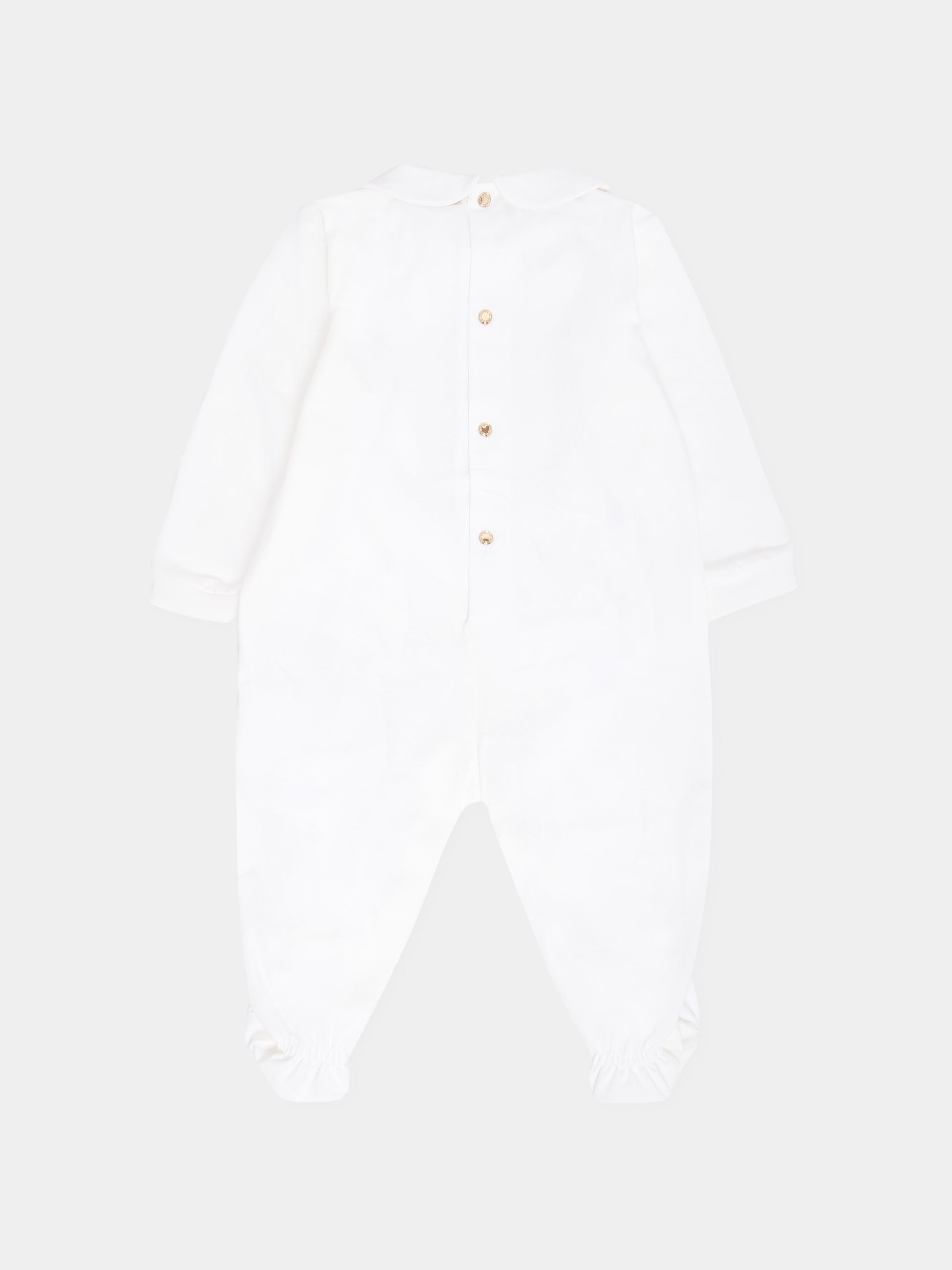 Tutina avorio con Medusa per neonati,Versace,1017946 1A15203 2W110