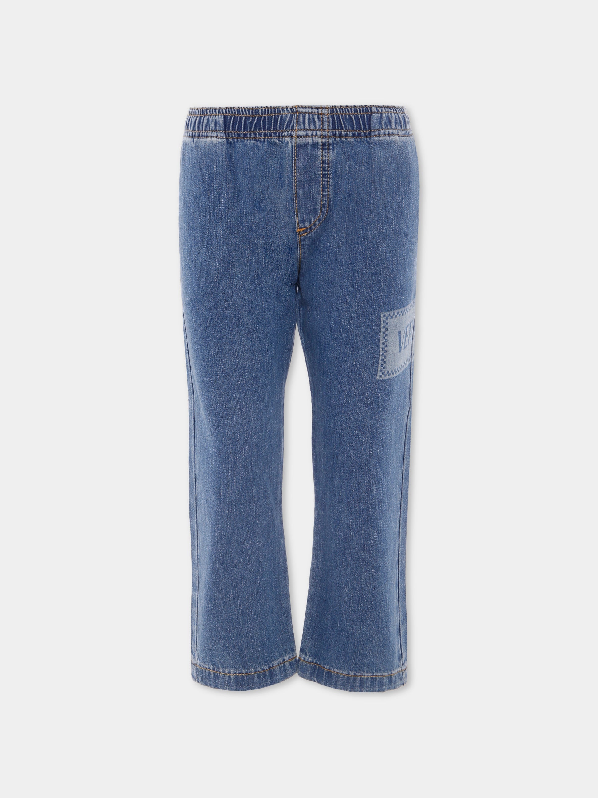Jeans con '90s vintage logo per bambini,Versace,1021063 1A15378 1D190