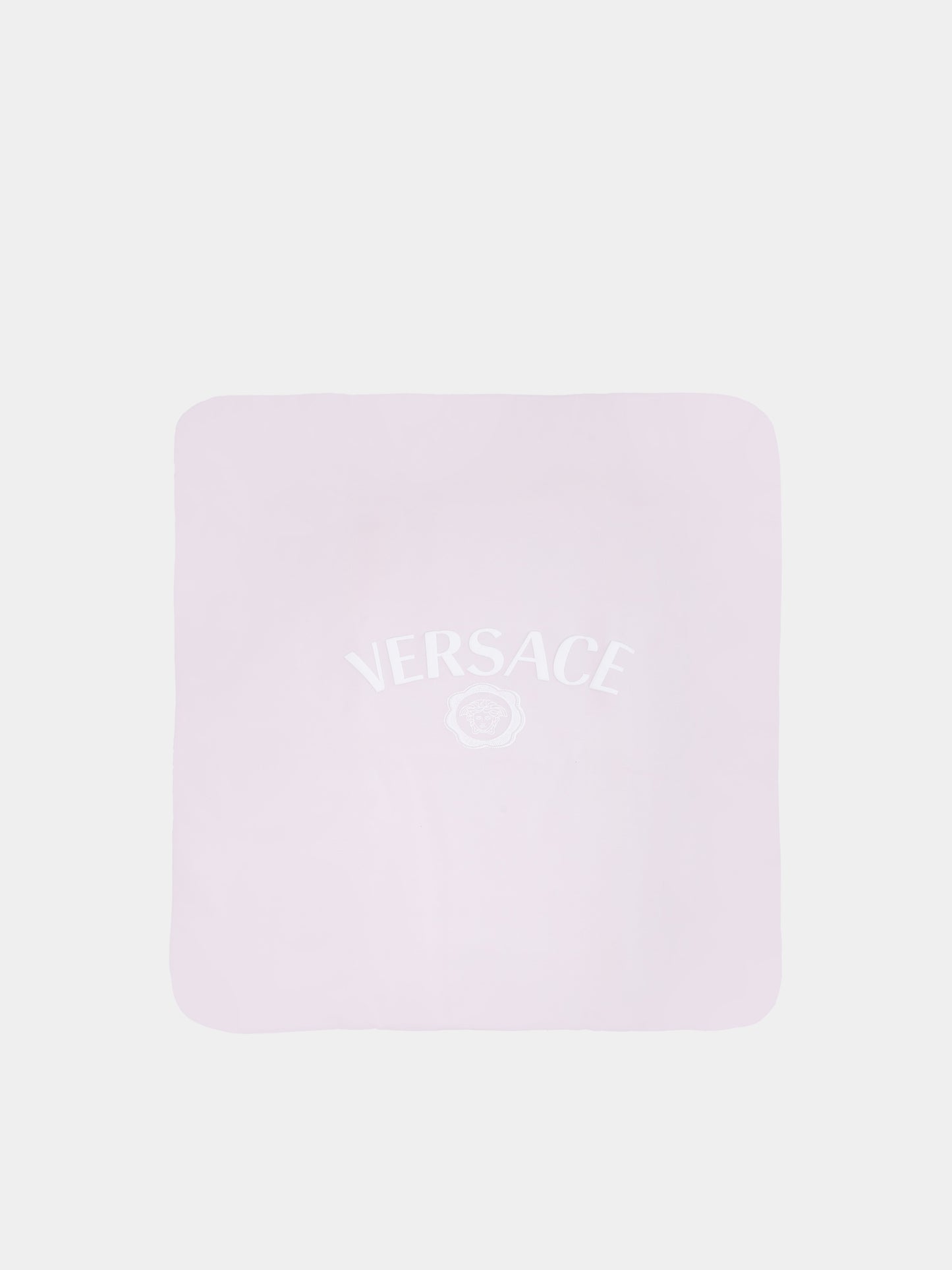 Coperta rosa con logo e Medusa per neonata,Versace,1017939 1A15206 2PW30