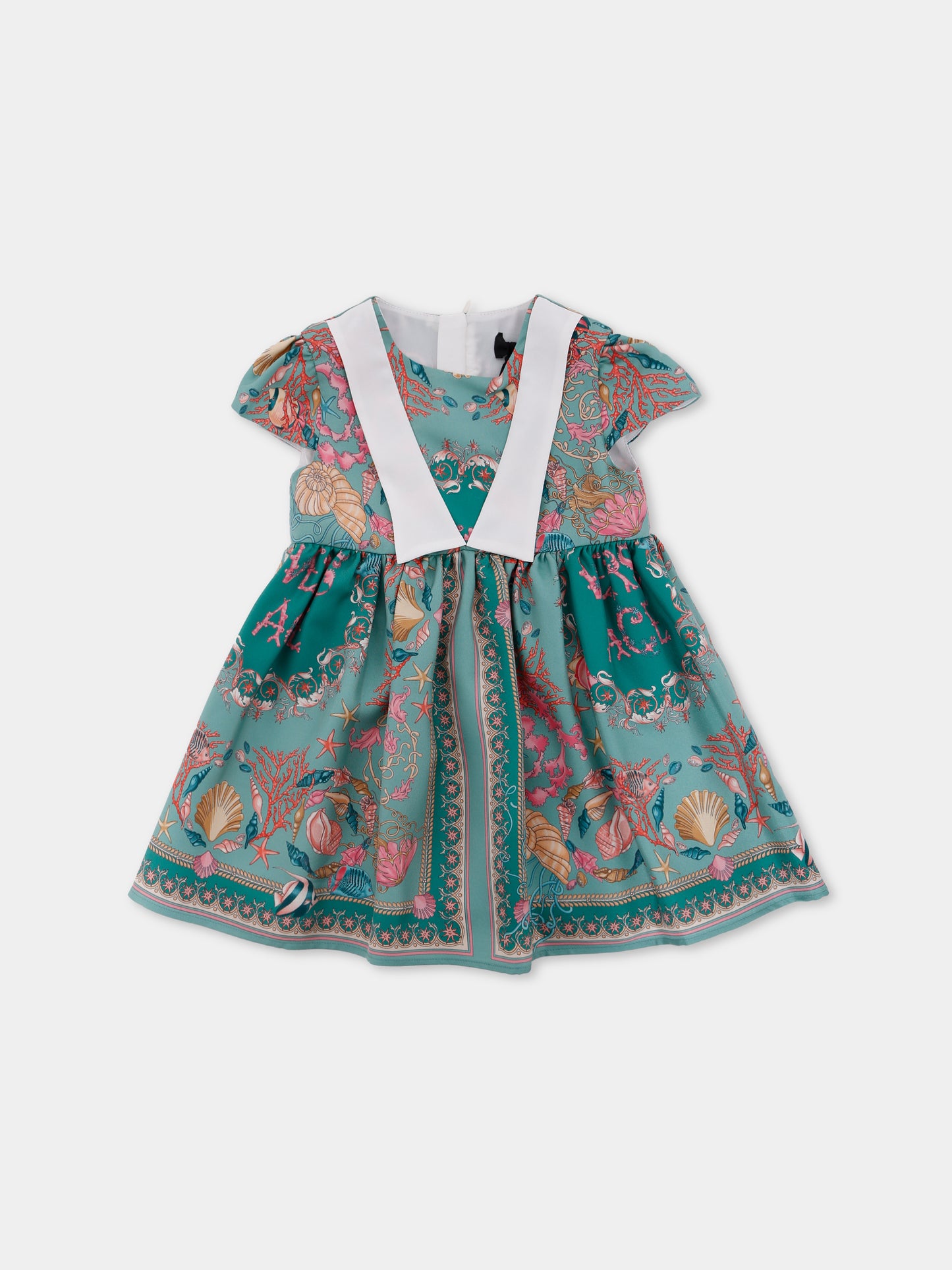 Vestito multicolor La Vacanza per neonata,Versace,1021028 1A15352 6G700