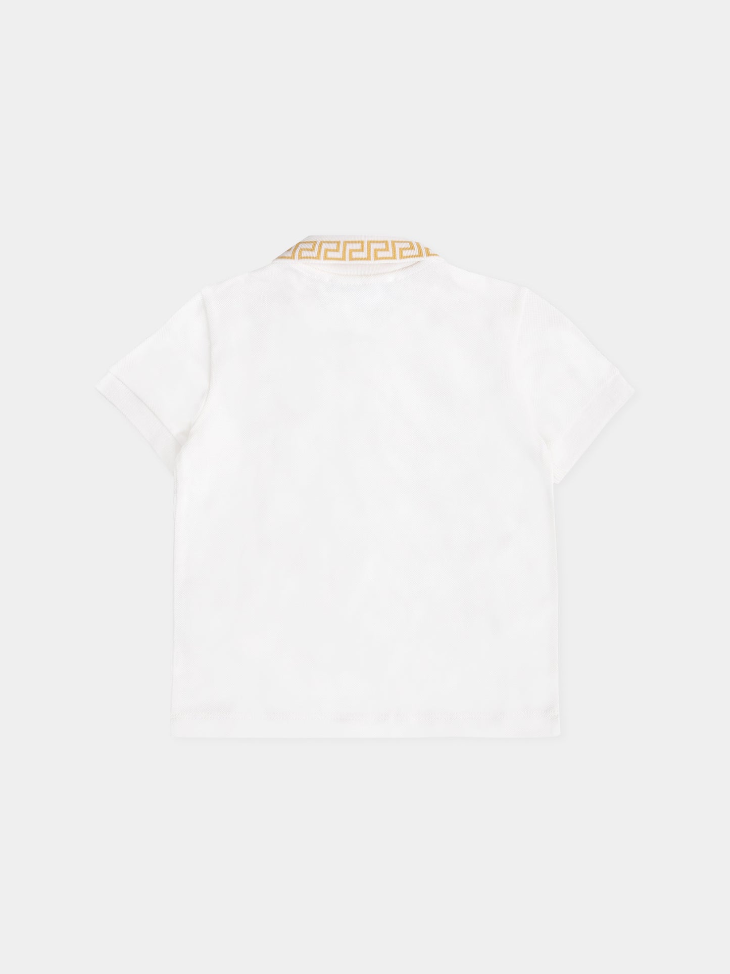 Polo avorio con Medusa per neonato