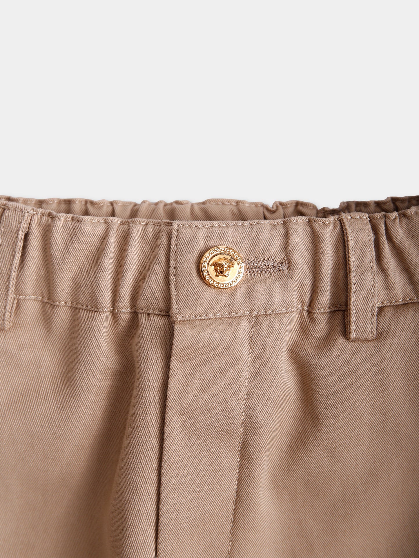 Pantaloni cargo beige per neonato