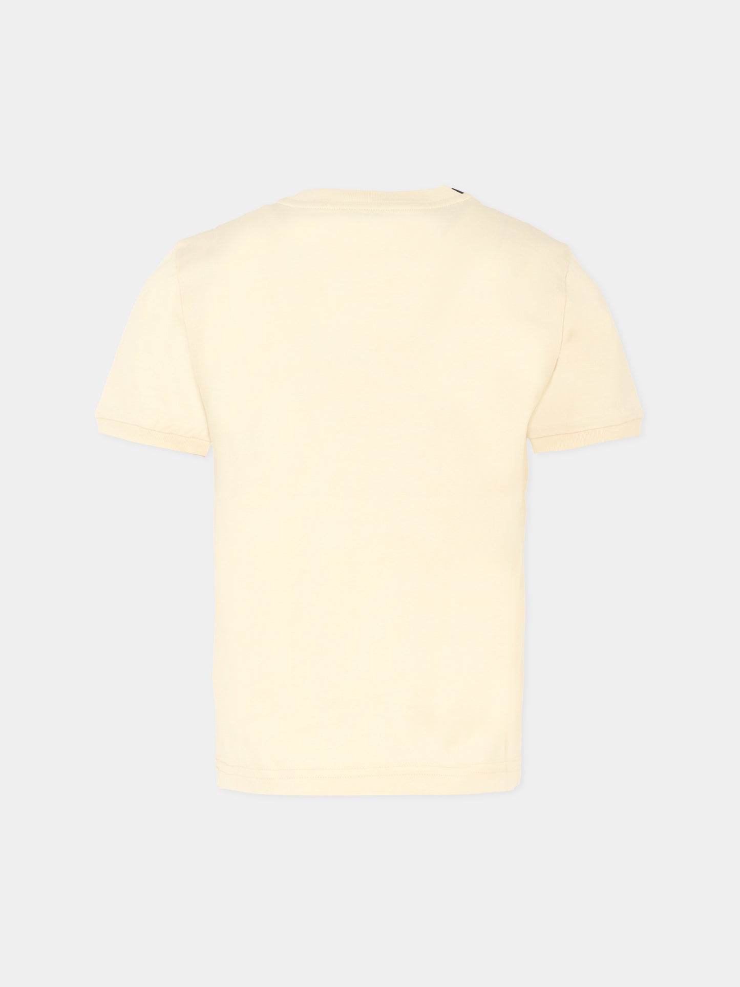 T-shirt avorio per bambino con stampa esploratore,Dolce & Gabbana Kids,L4JTJD G7PJS A4567