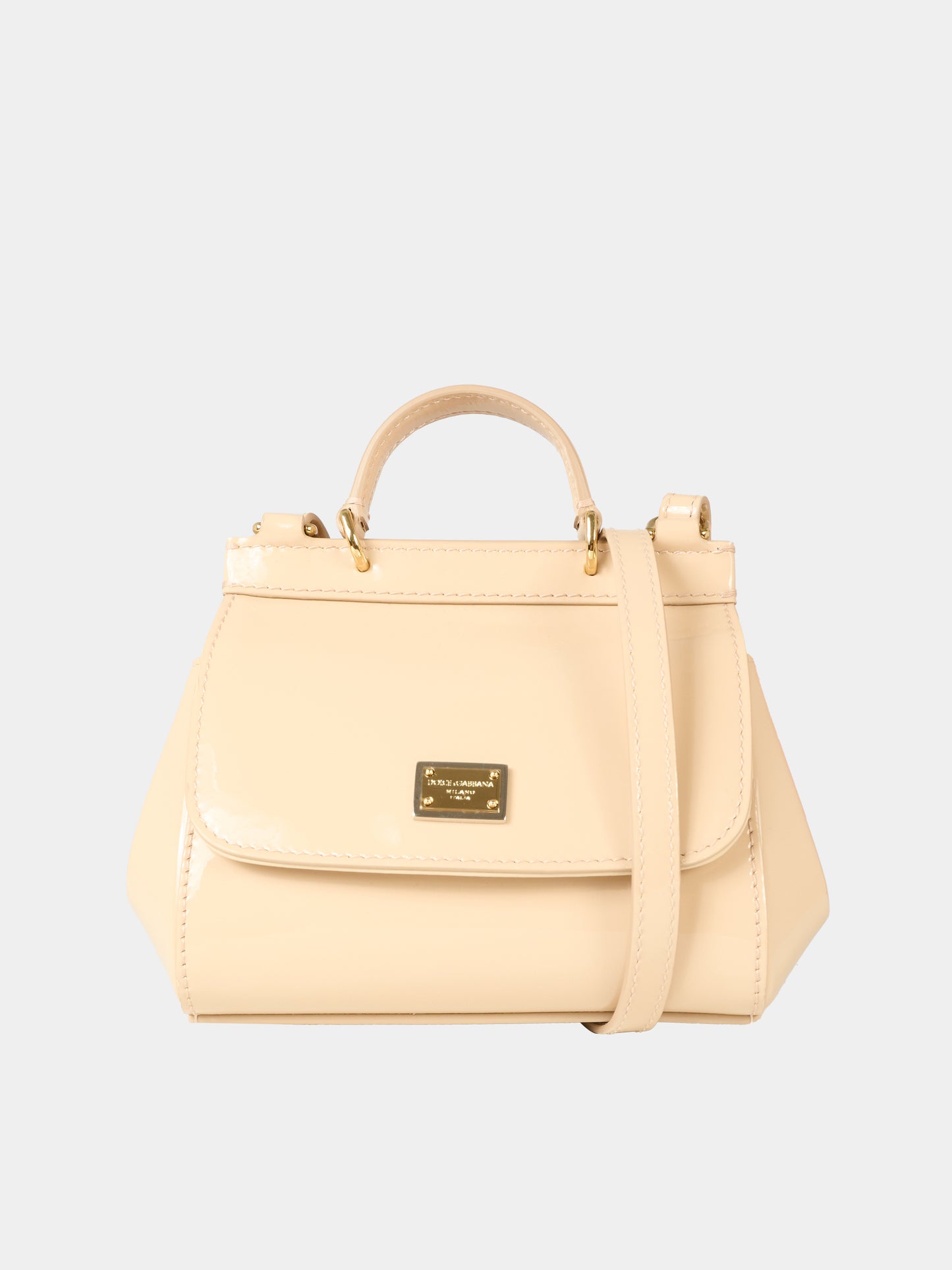 Borsa Sicily rosa cipria per bambina con logo,Dolce & Gabbana Kids,EB0003 A1067 80412