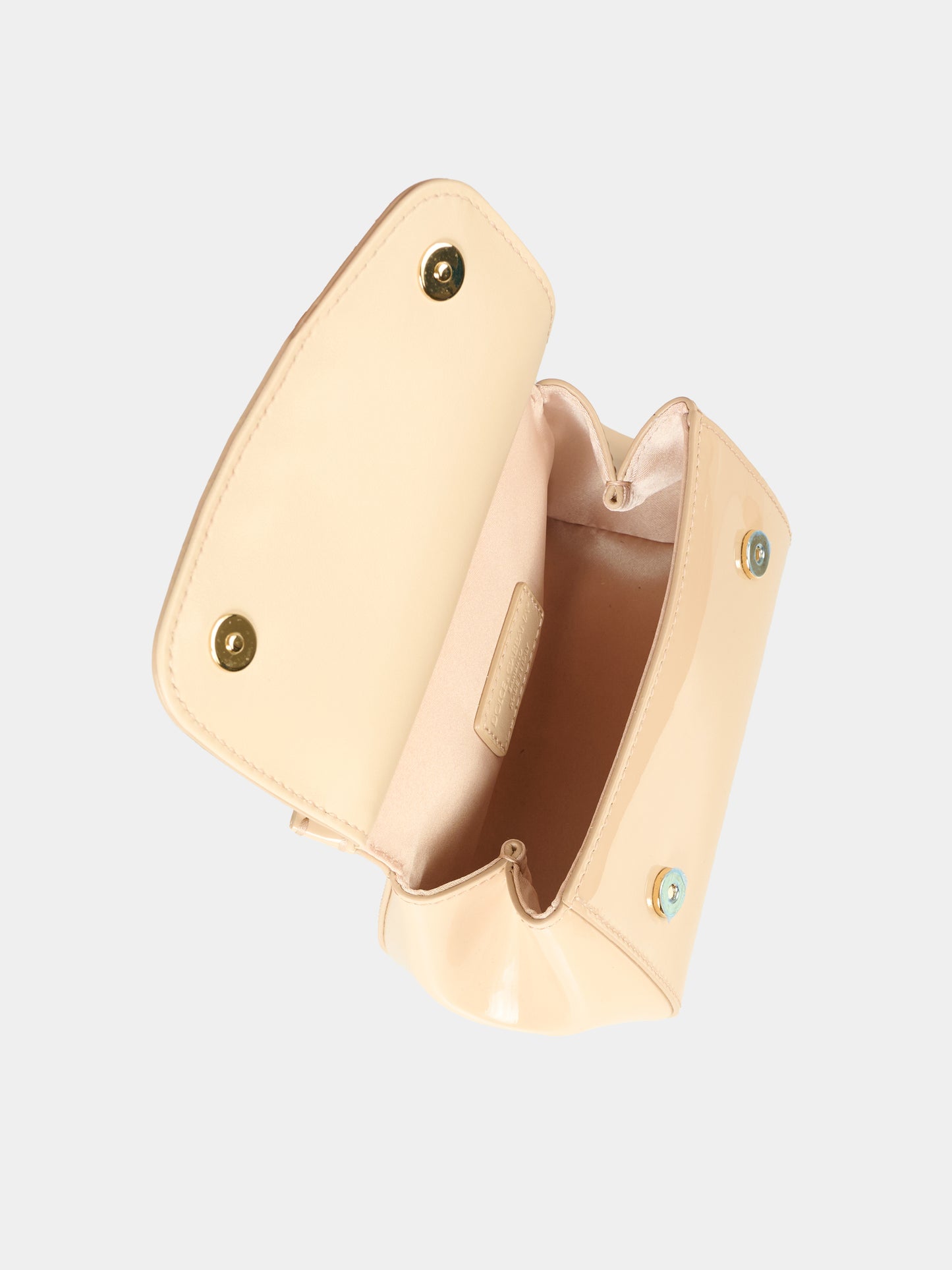 Borsa Sicily rosa cipria per bambina con logo,Dolce & Gabbana Kids,EB0003 A1067 80412