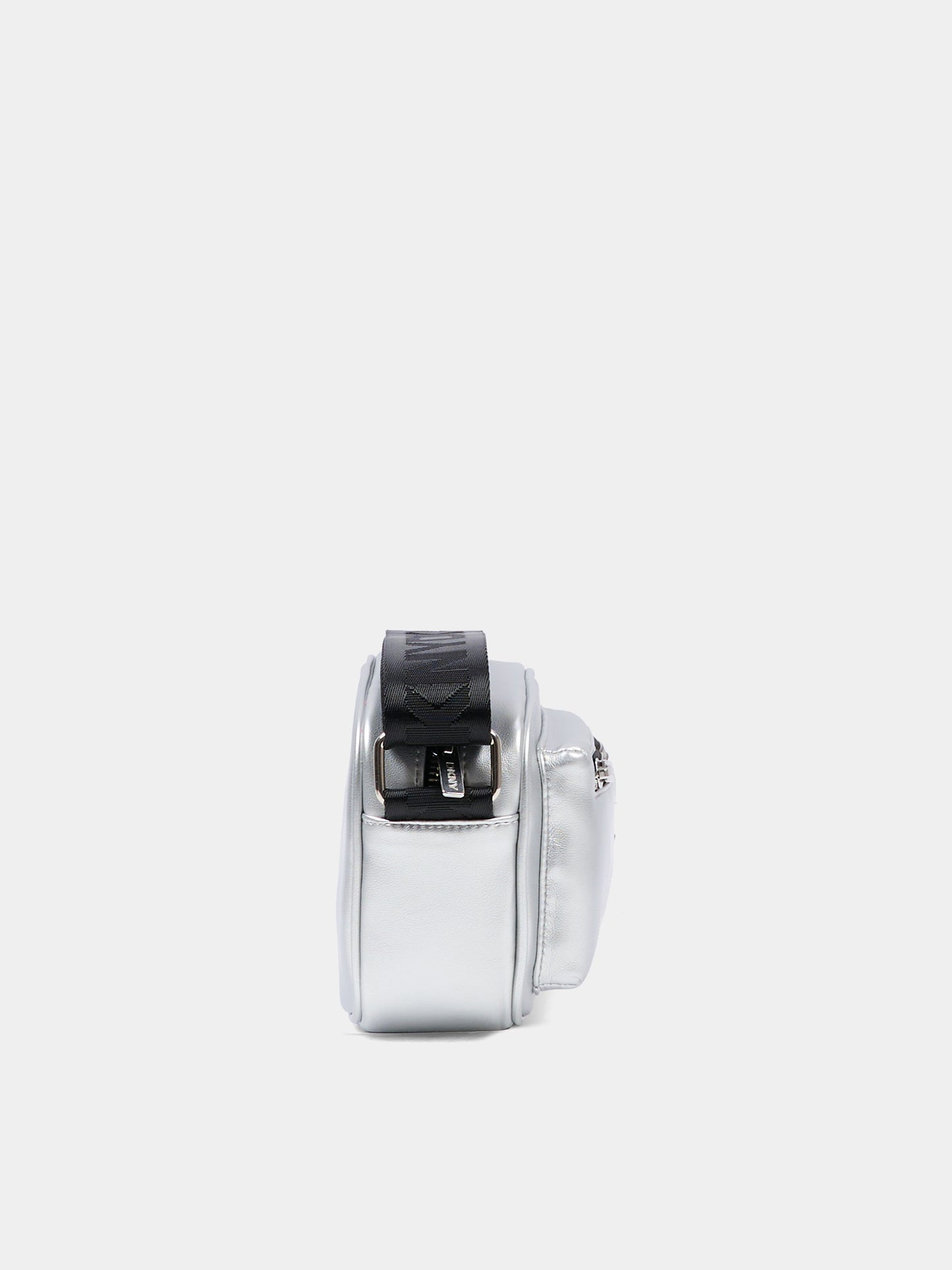 Borsa argento per bambina con logo,Dkny,D62474 016