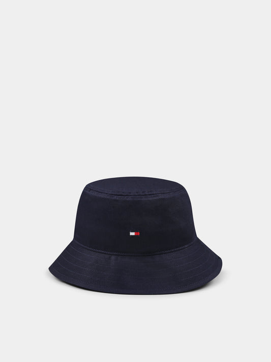 Cloche blu per bambino con bandierina,Tommy Hilfiger Junior,AU0AU01853 DW6