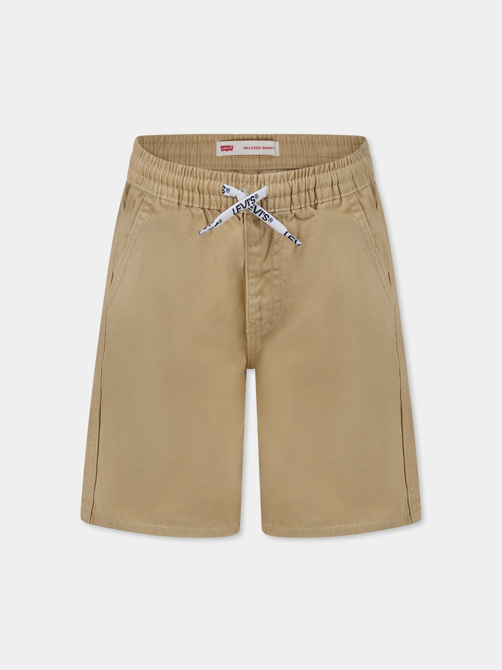 Shorts beige per bambino,Levi's Kids,8EH006 X6R