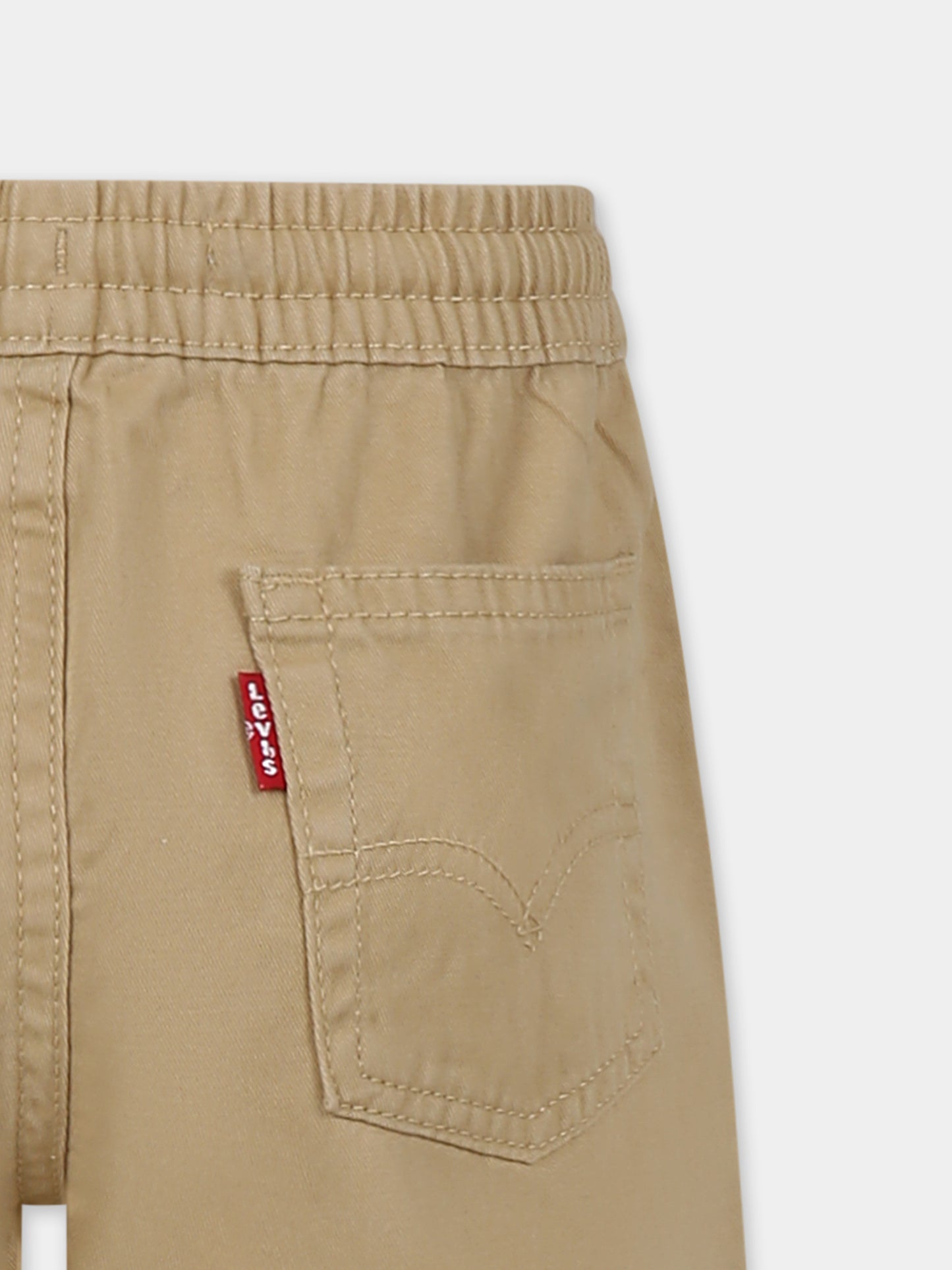Shorts beige per bambino,Levi's Kids,8EH006 X6R
