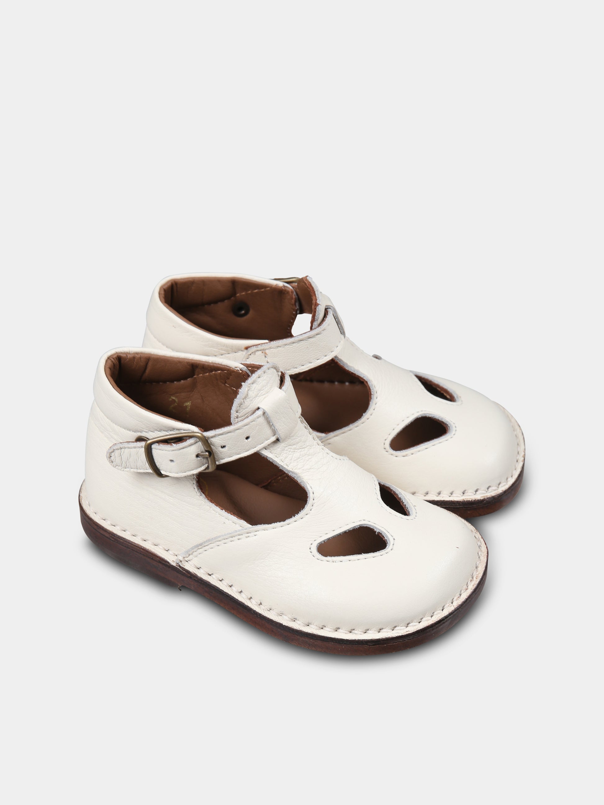 Occhi di bue avorio per bambina,Pèpè,01030 SOUFSC MILK