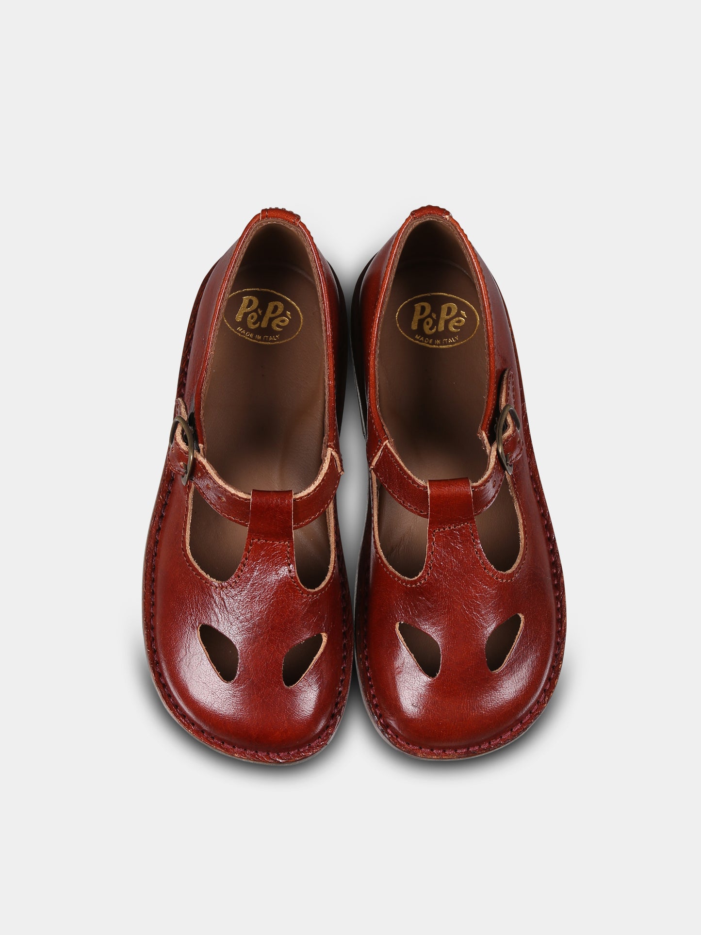 Occhi di bue marroni per bambini,Pèpè,01026-VALXSC CUOIO