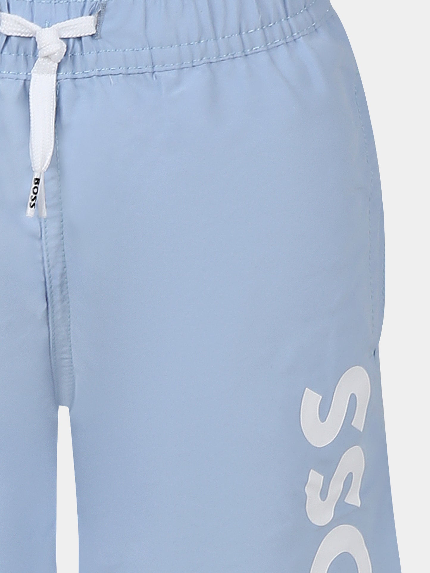 Boxer mare celeste per bambino con logo,Boss,J50662 783