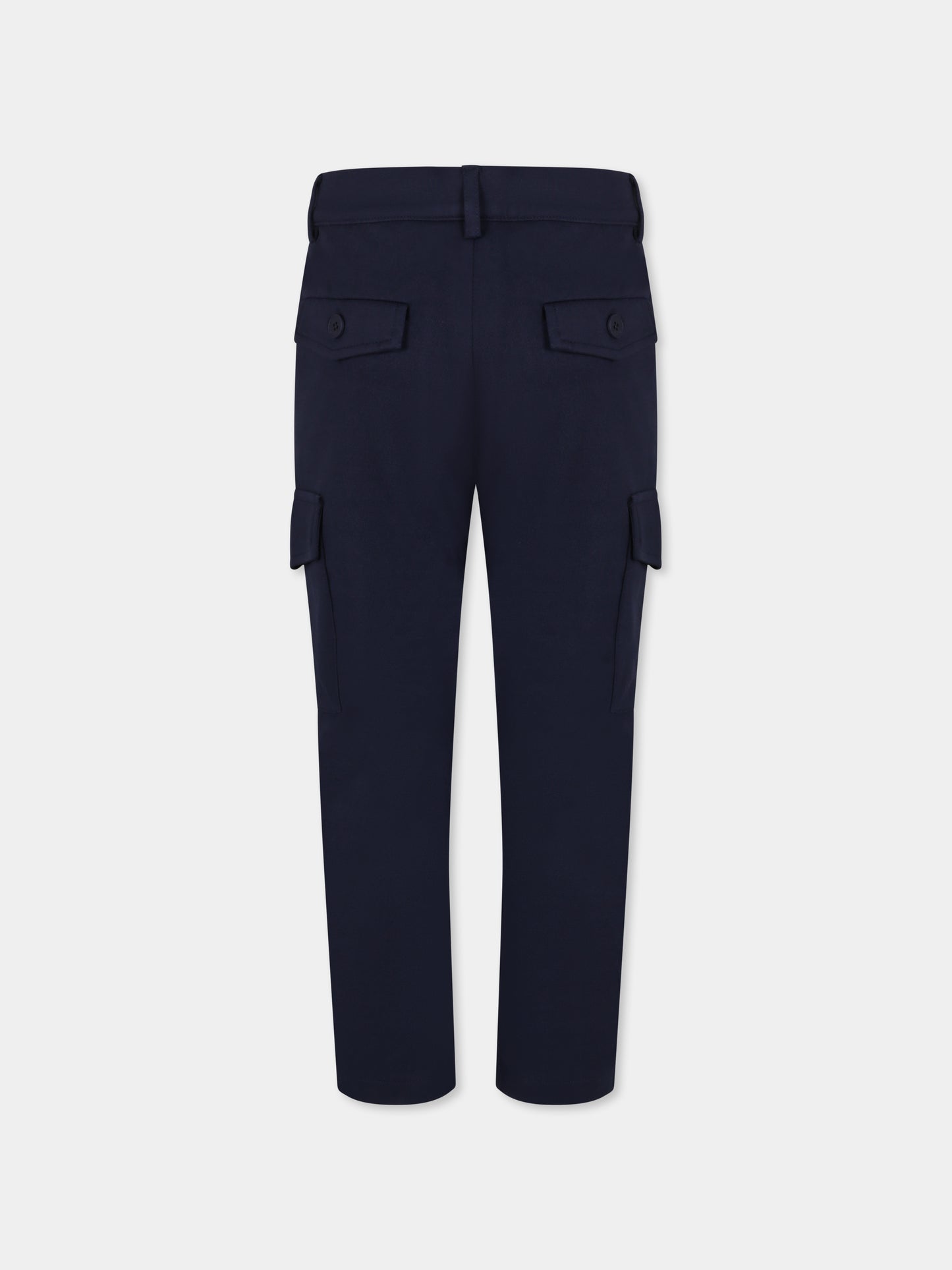 Pantaloni blu per bambino con logo,Boss,J50675 849