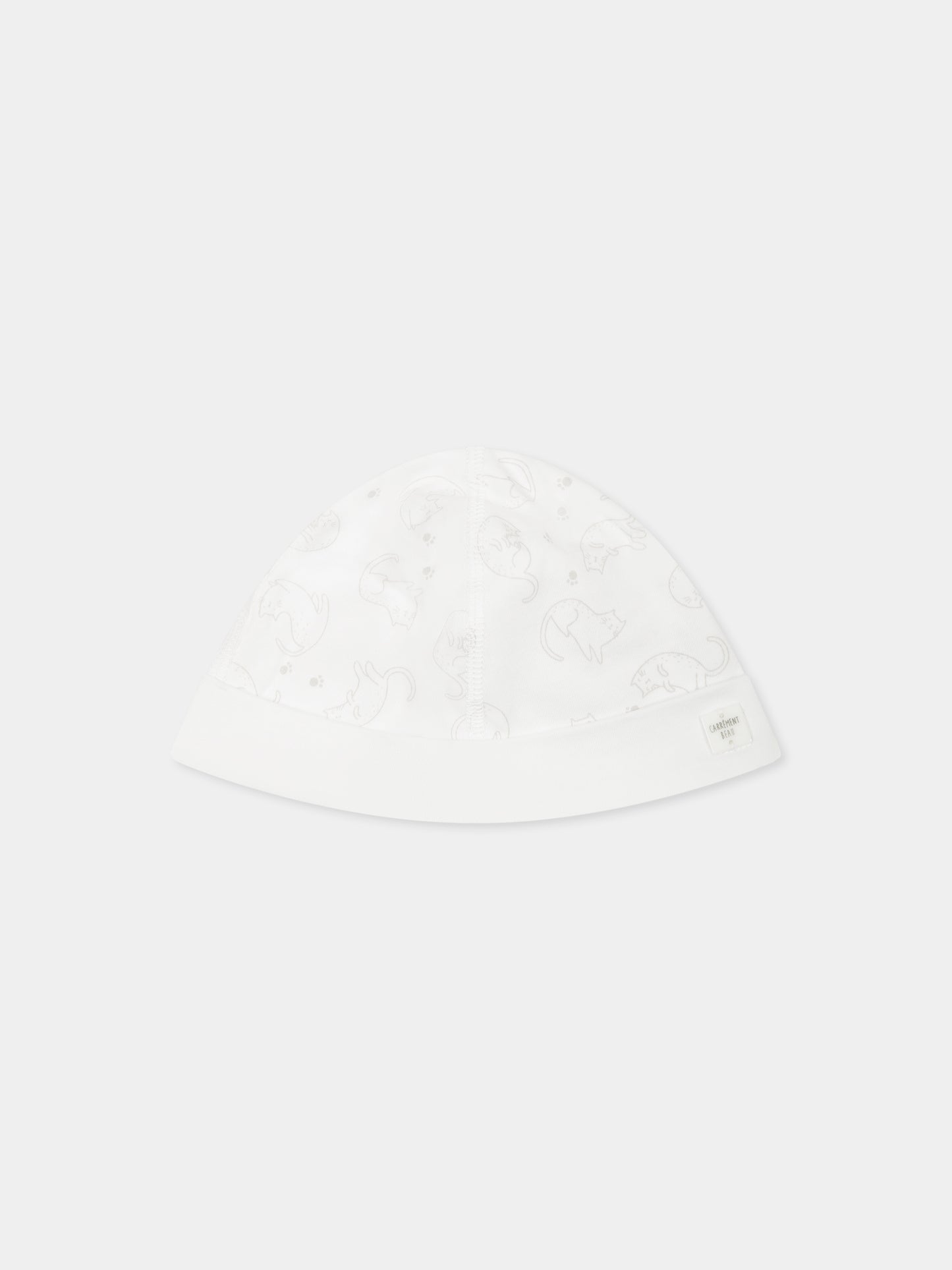 Set tutina bianco per neonati con gatto,Carrement Beau,Y30004 10P