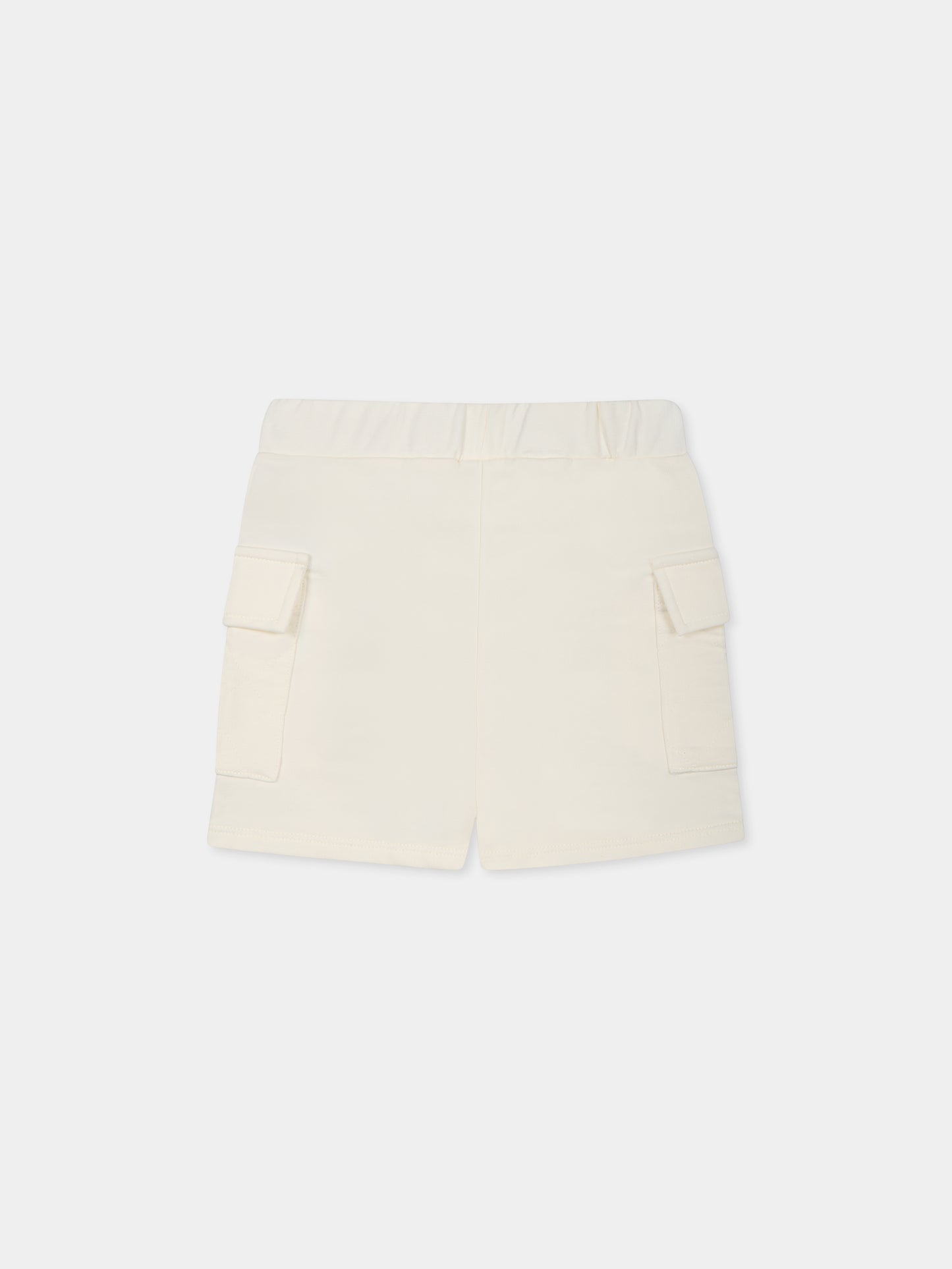 Shorts gialli per neonato con logo,Carrement Beau,Y30146 519