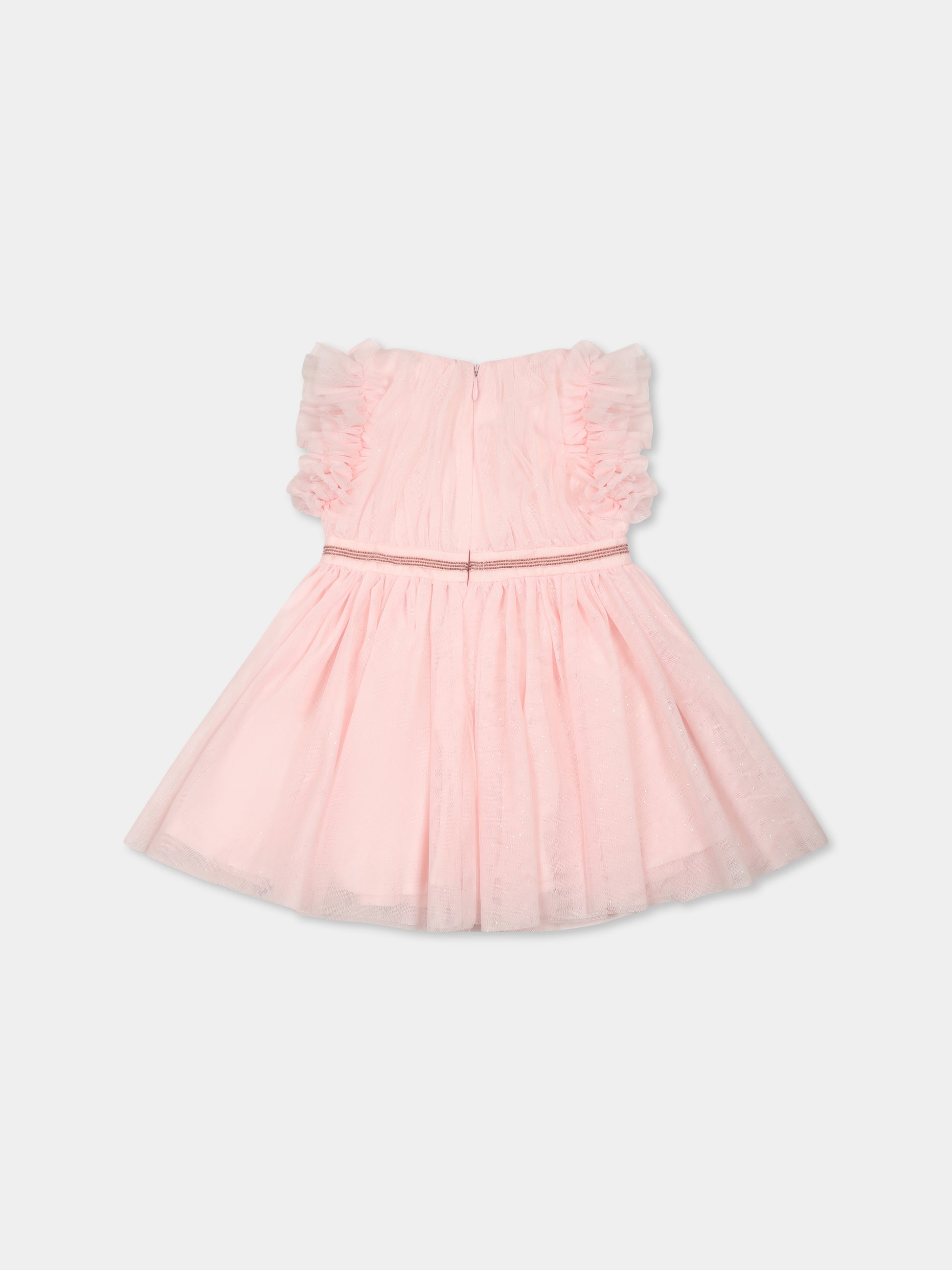 Vestito rosa per neonata,Carrement Beau,Y30165 43B