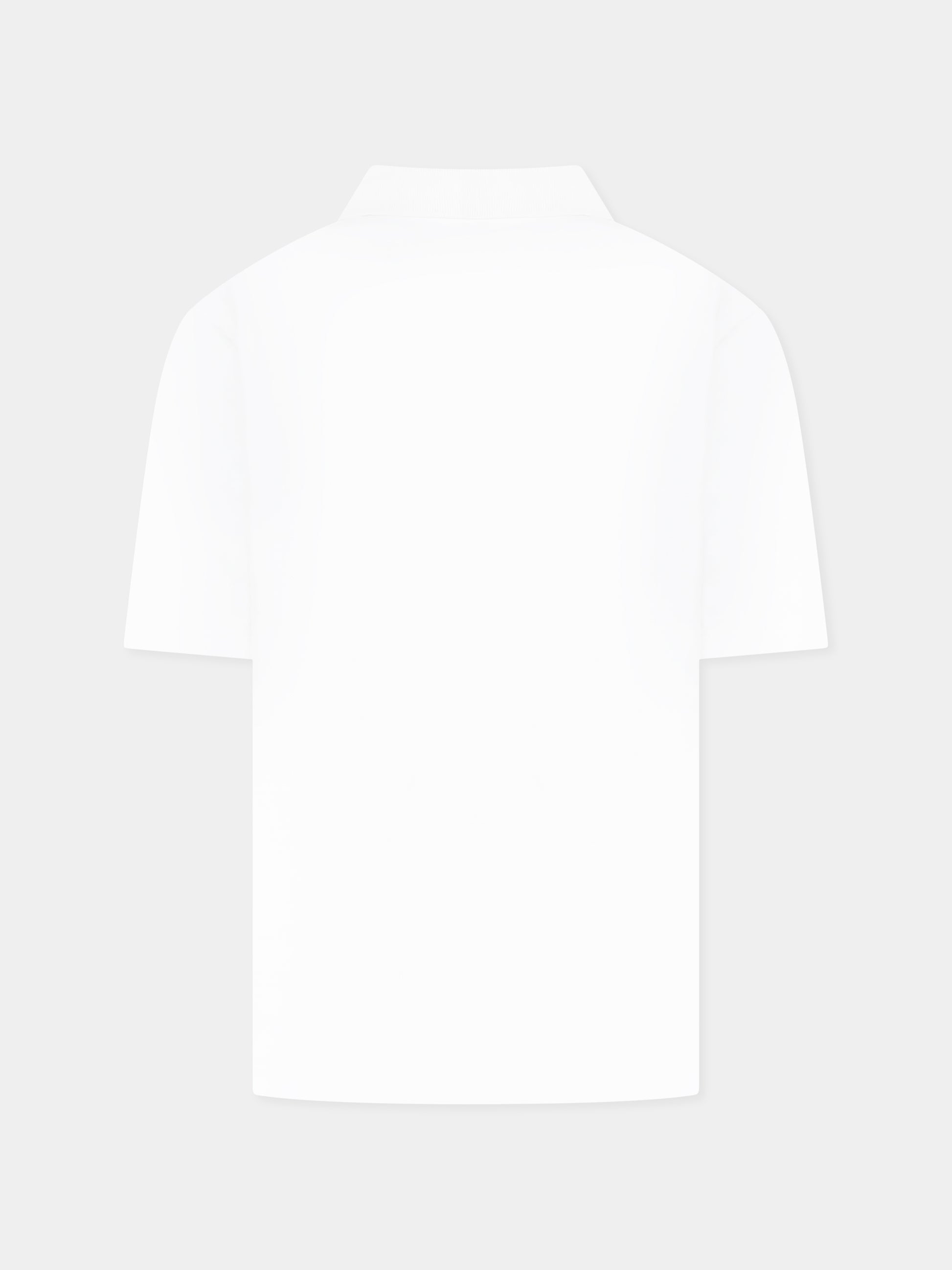 Polo avorio per bambino con logo,Kenzo Kids,K60302 12P