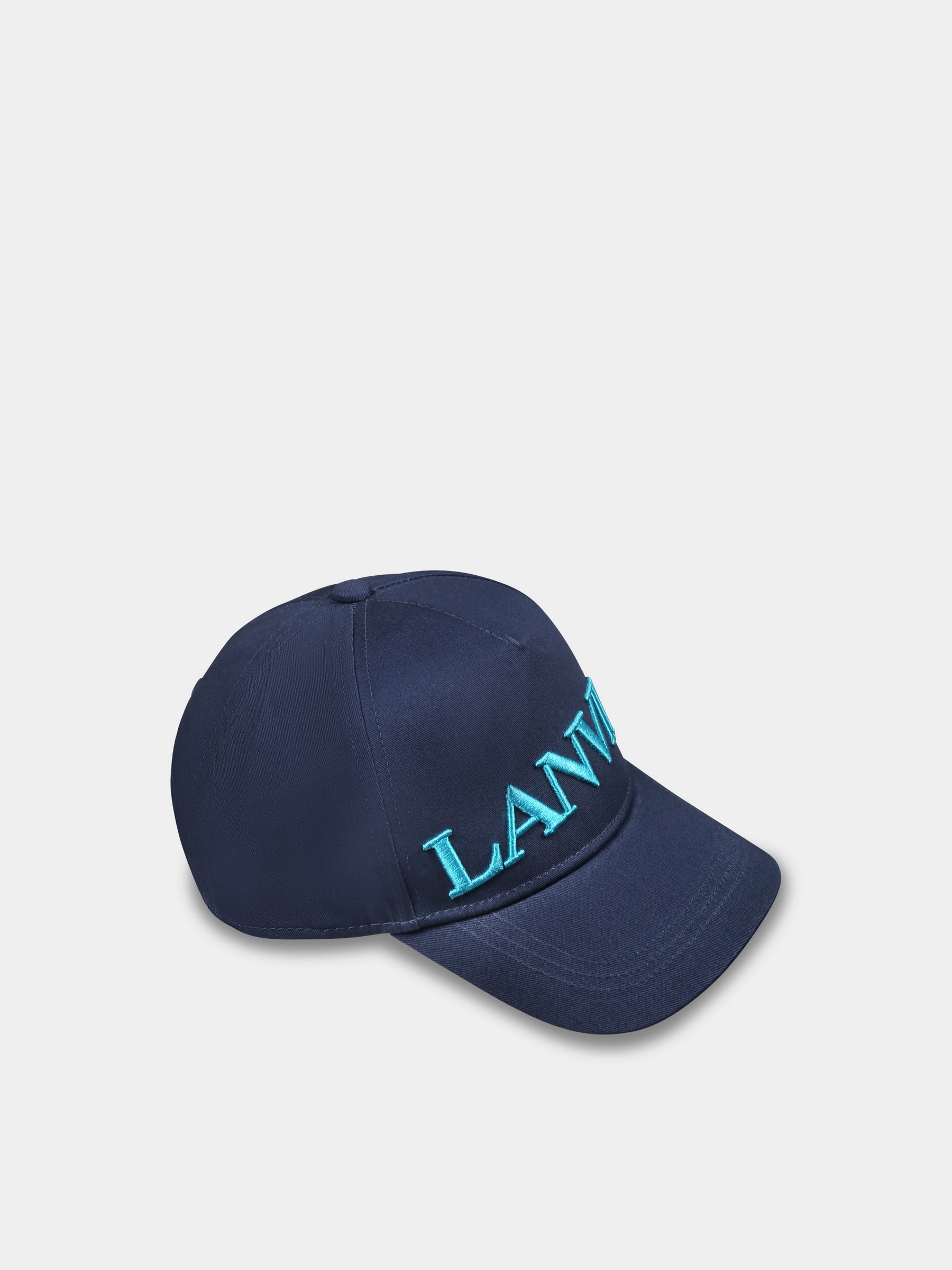 Cappello blu per bambino con logo,Lanvin Petite,N30051 84H