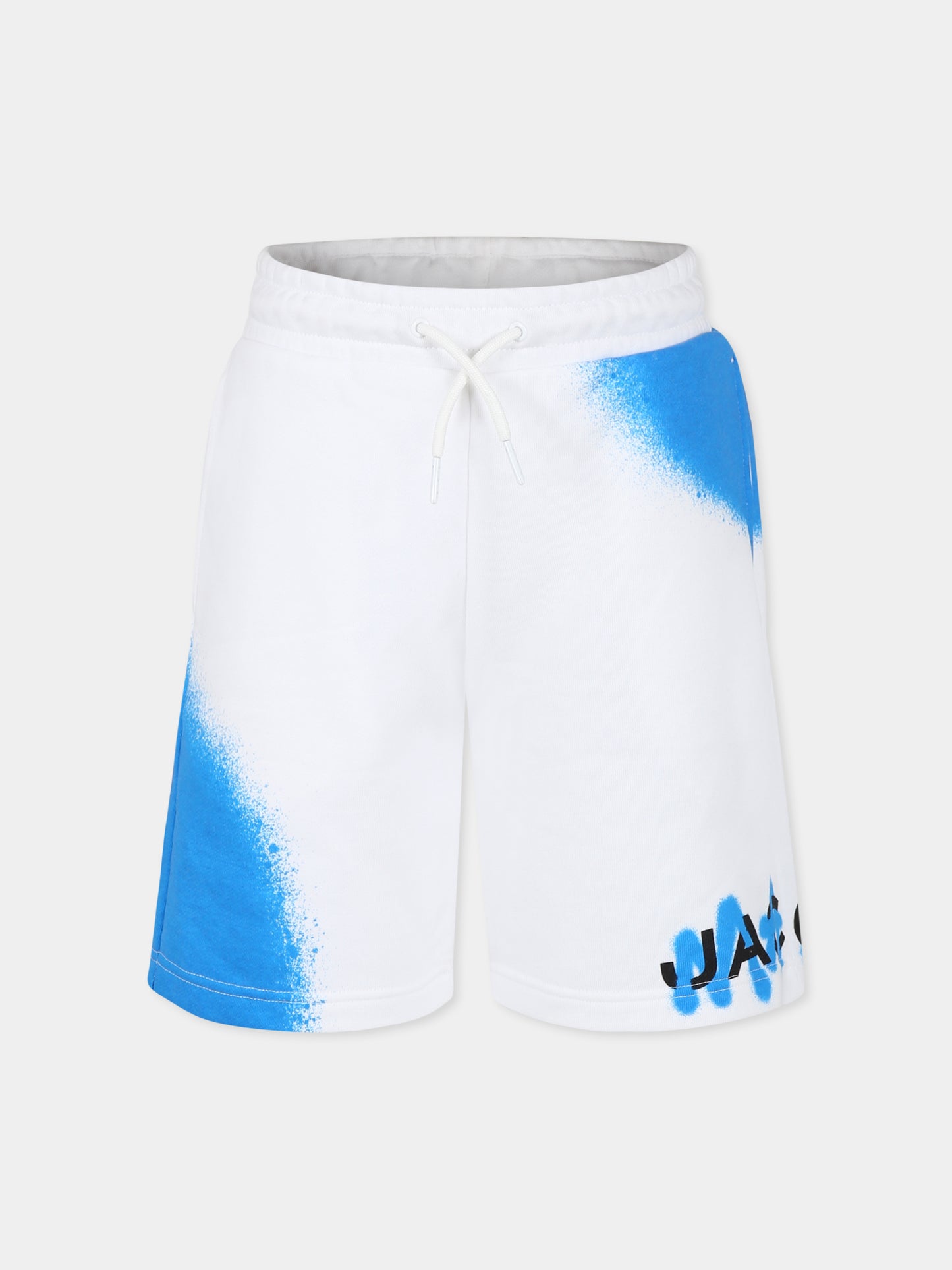 Shorts bianchi per bambini con logo
