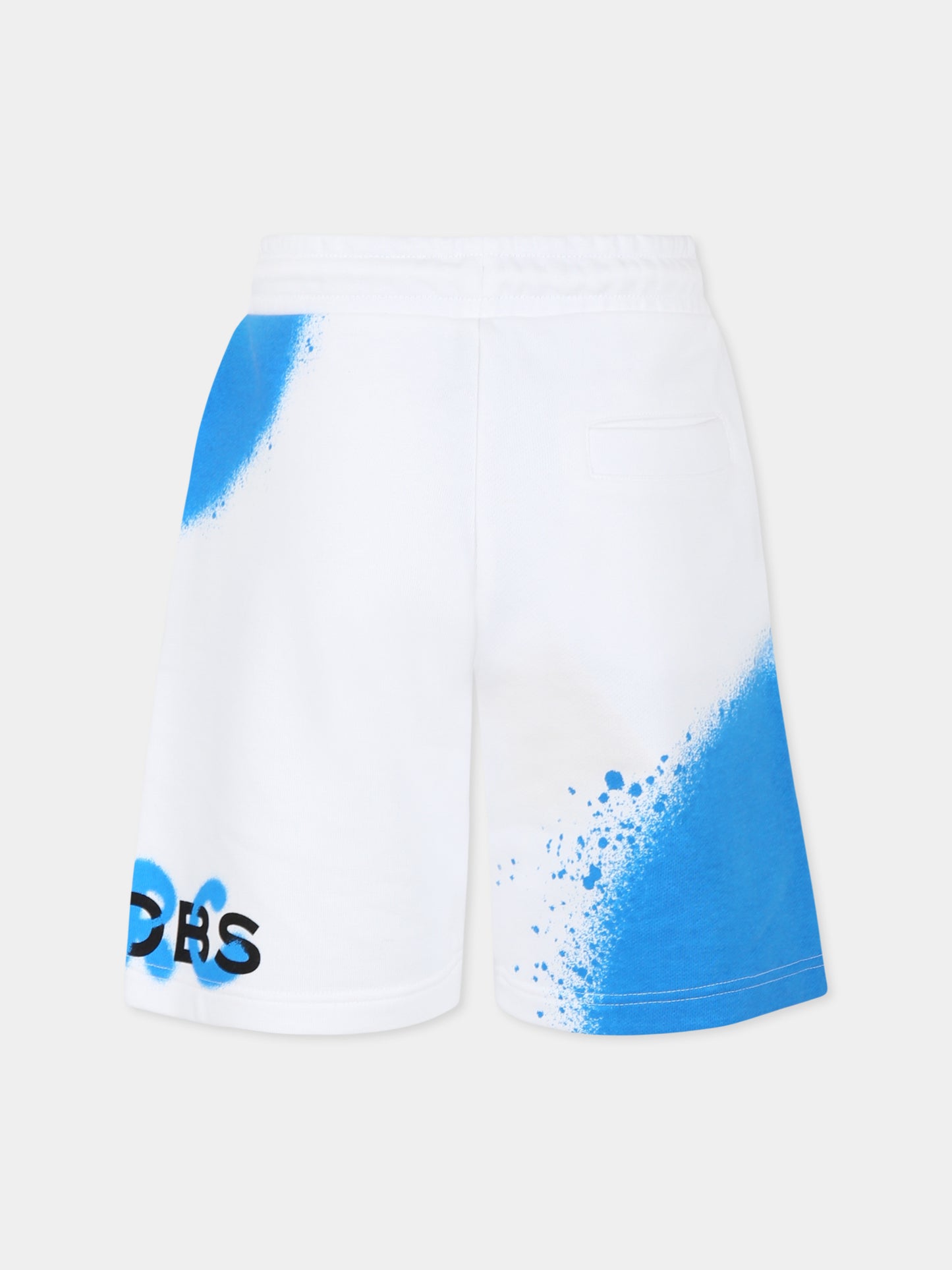 Shorts bianchi per bambini con logo
