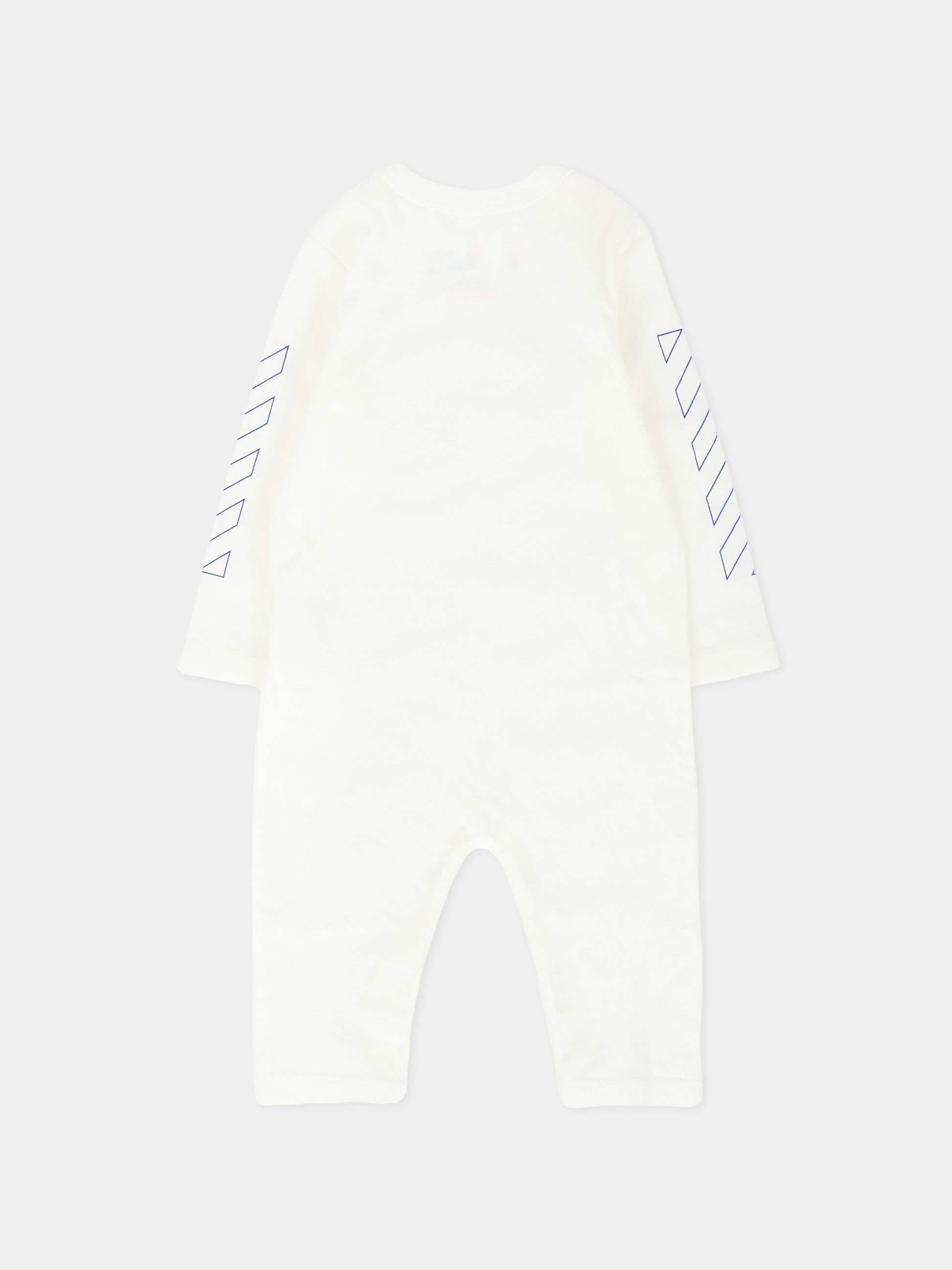 Set tutine avorio per neonato con logo,Off White,OB2X001F25JER0010184