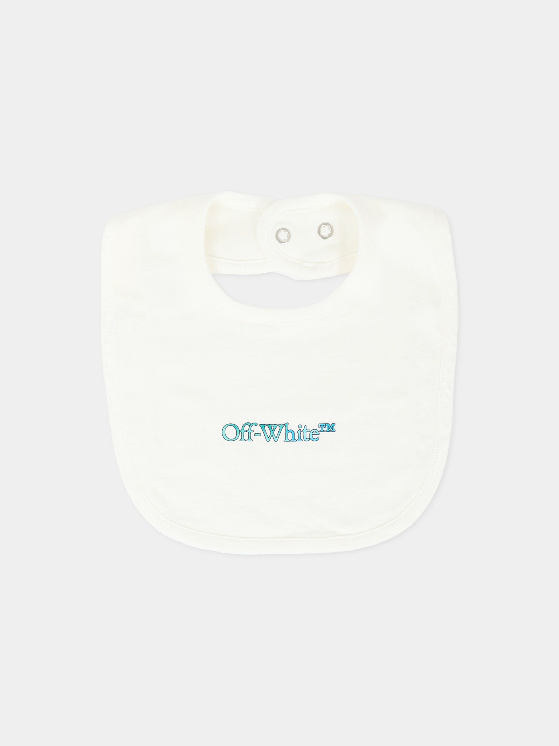 Set tutine avorio per neonato con logo,Off White,OB2X001F25JER0010184